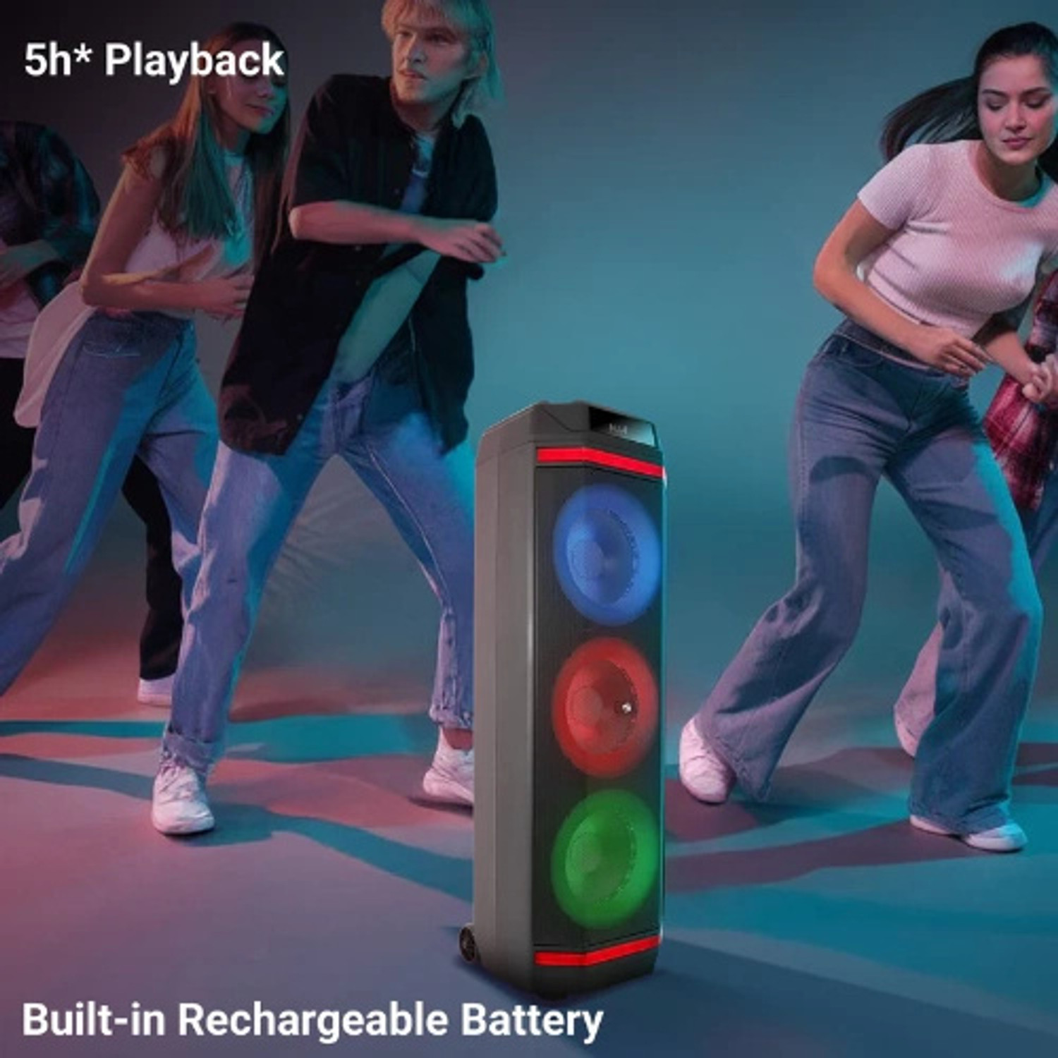 Image of ZEBRONICS Zeb Vigor 200 120 W Bluetooth Party Speaker