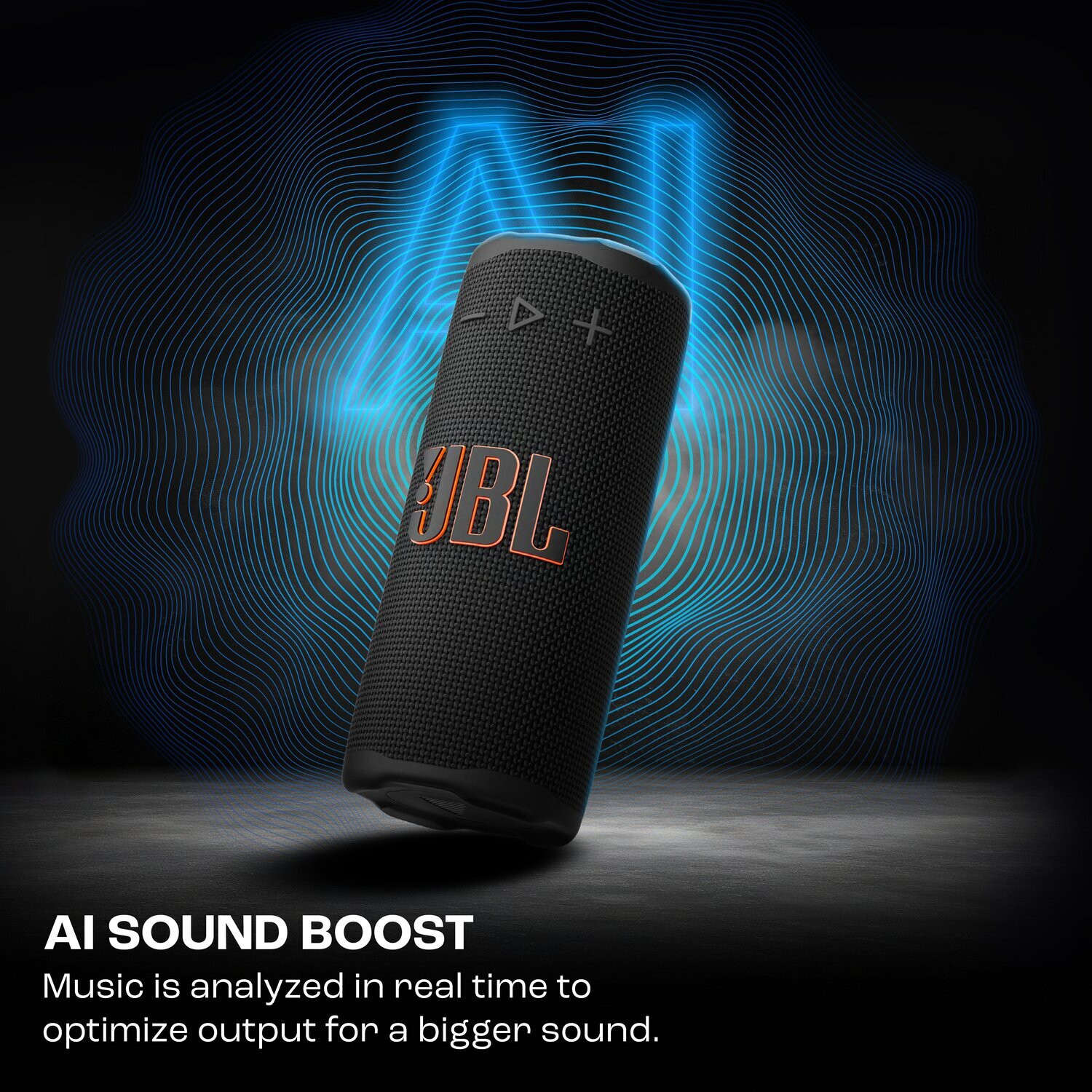 Image of JBL Grip Pro Sound with AI Sound Boost, Ambient Light, 14H Playtime, Auracast IP68 16 W Bluetooth Speaker