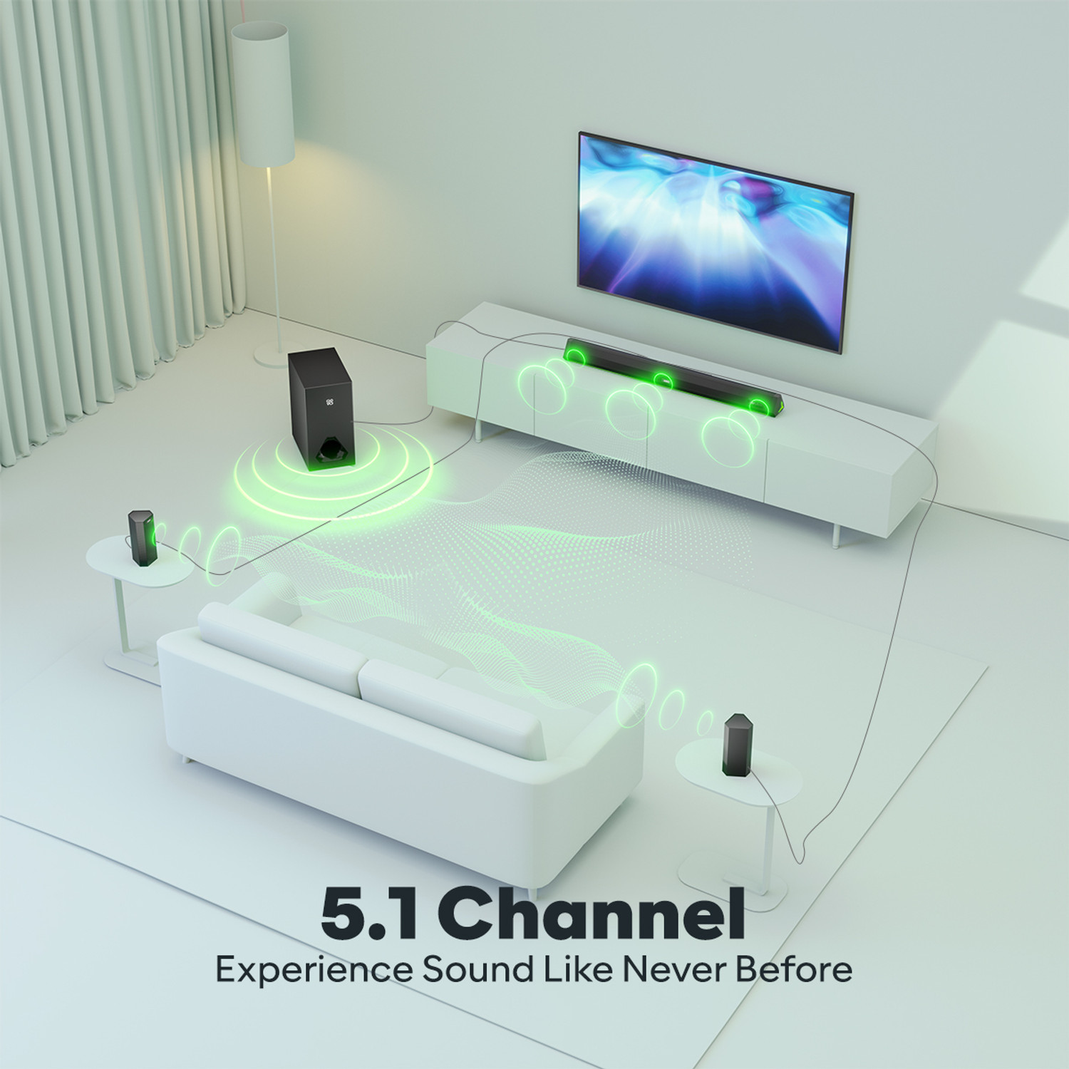 Image of GOVO GOSURROUND 950 500 W Bluetooth Soundbar