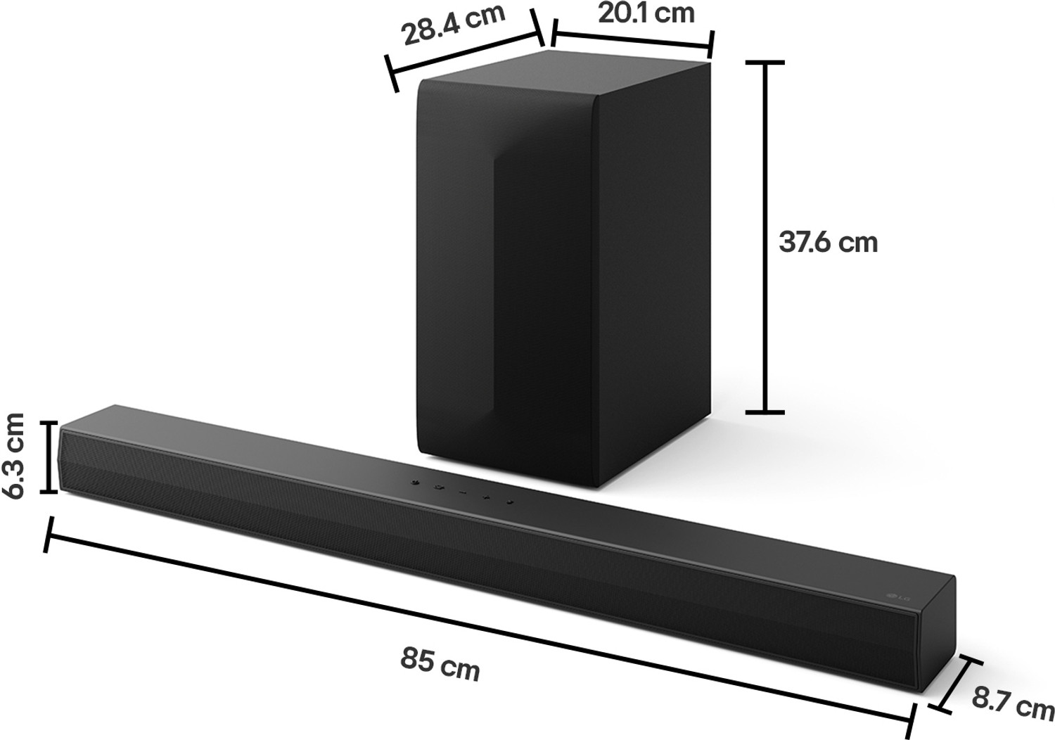 Image of LG S55T 480 W Bluetooth Soundbar