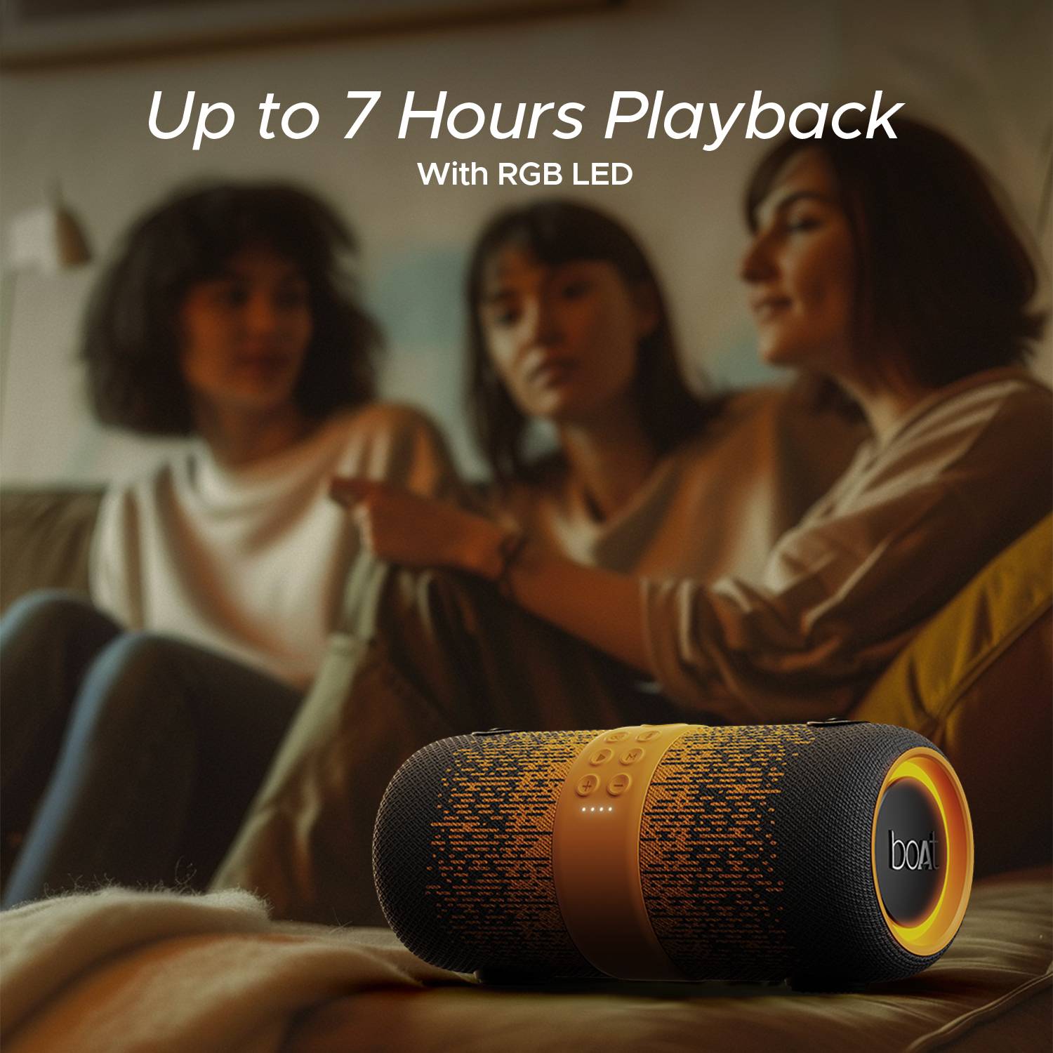 बोट Stone with upto 9 Hours Battery, IPX7 and RGB LEDs 14 W ब्लूटूथ - Image 3