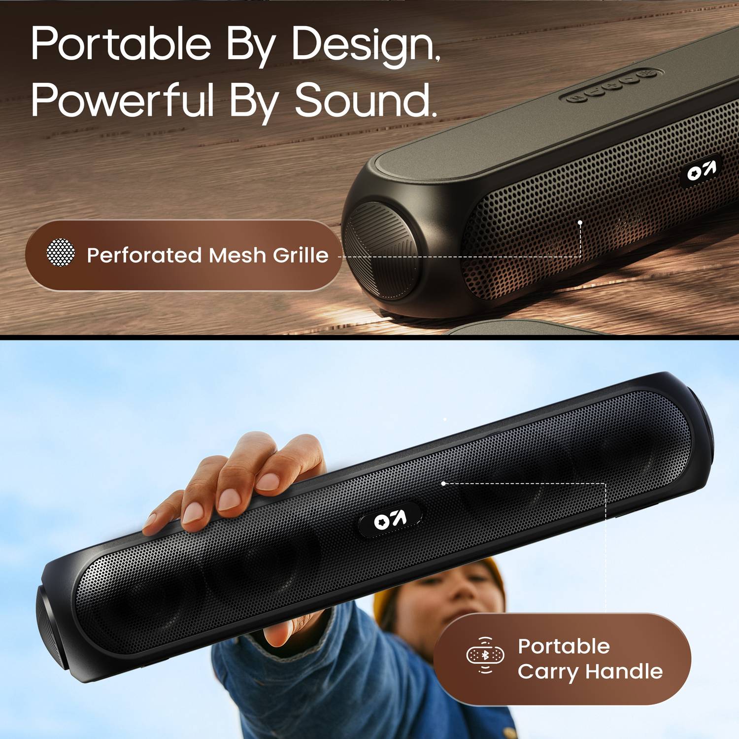GOBOULT Bassbox X20 20W Bluetooth Soundbar Black - Image 5