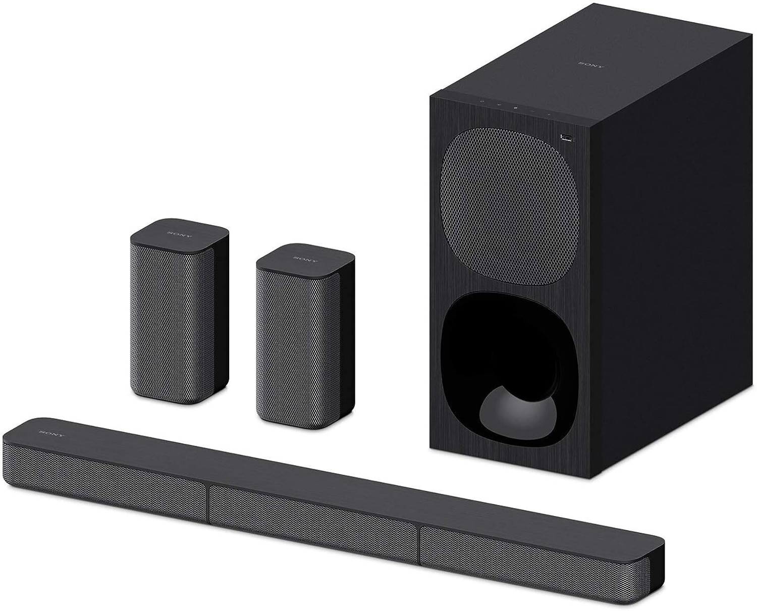 Image of SONY HT-S20R 5.1ch Home Theatre with Digital, Subwoofer, Rear Speakers, 400 W Bluetooth Soundbar