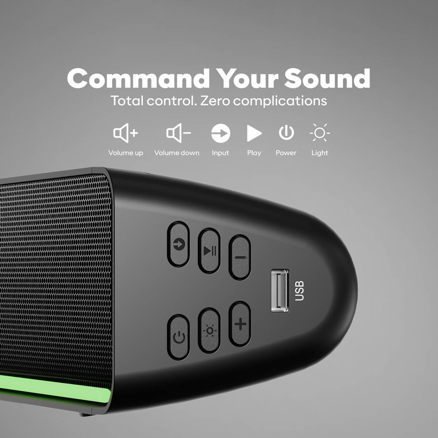 GOVO Gosurround 975 Pro 400W Bluetooth Soundbar Silver - Image 5