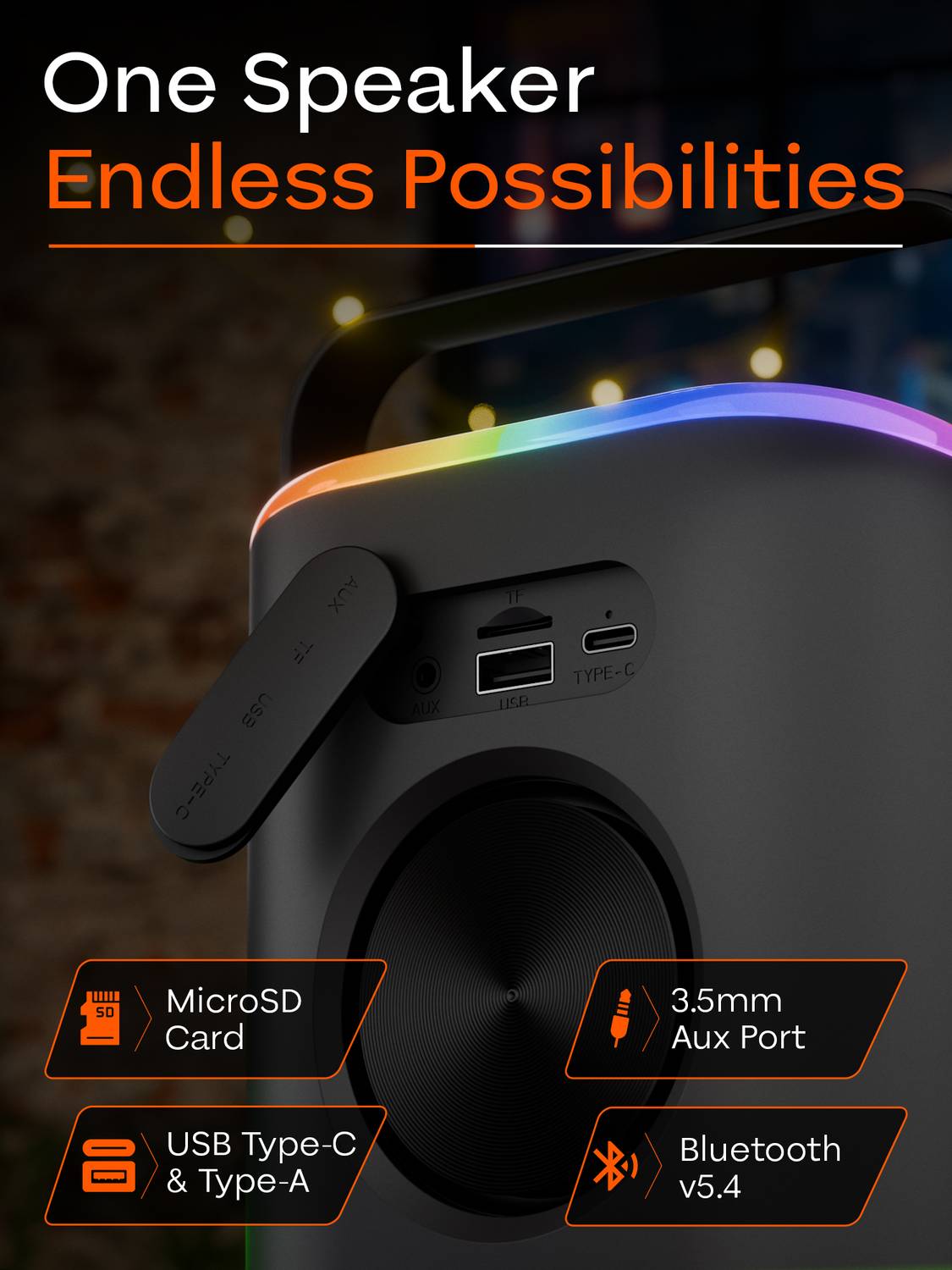 TRIGGR Roar 20 20W Bluetooth Speaker - Image 5