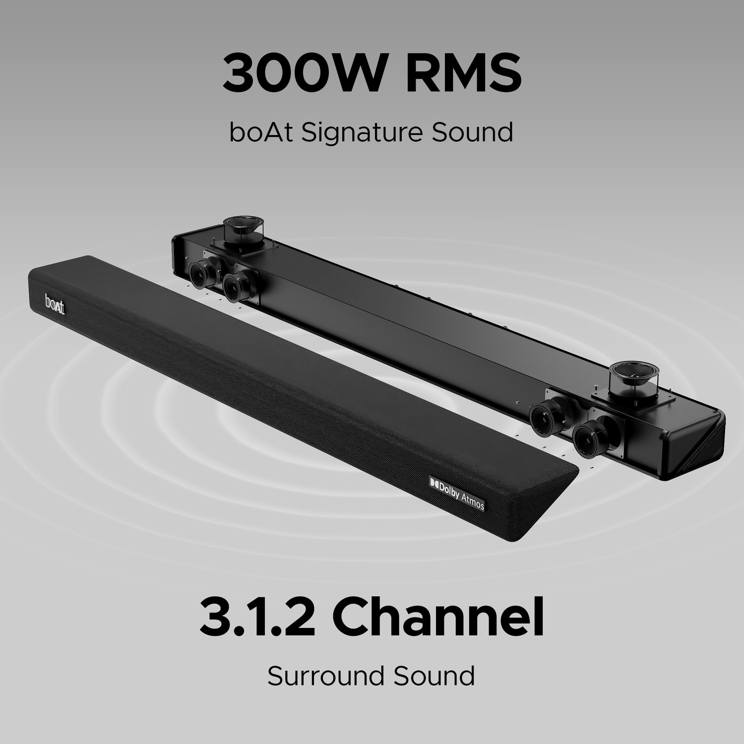 Image of boAt Aavante Bar 4100DA with Dolby ATMOS 300 W Bluetooth Soundbar