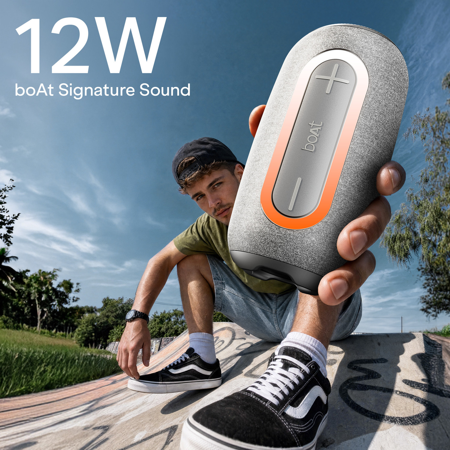 Image of boAt Stone 350 Plus ,8H Battery,Voice Assistant,TWS Mode,BT v6.0,With Mic 12 W Bluetooth Speaker
