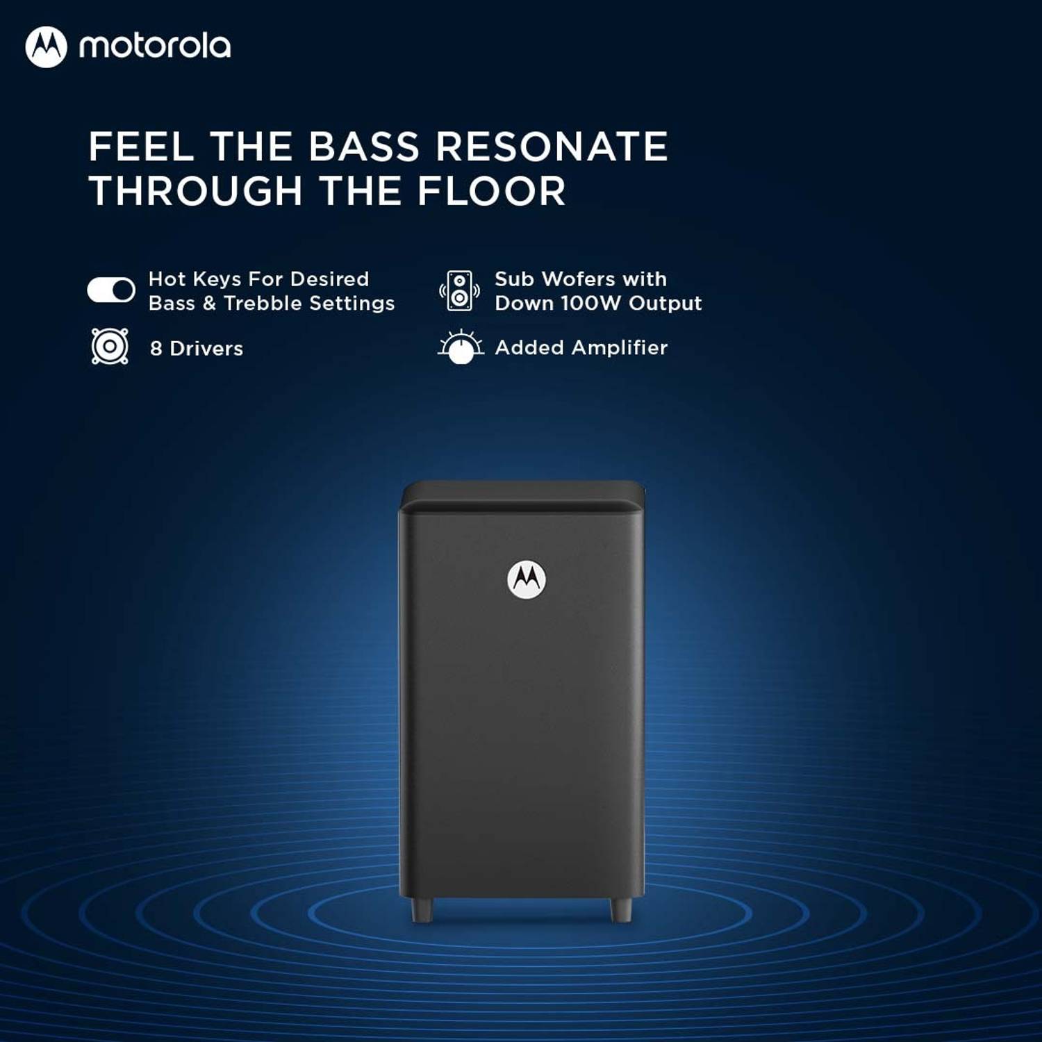 Motorola AmphisoundX 600W Dolby Atmos Soundbar - Image 4