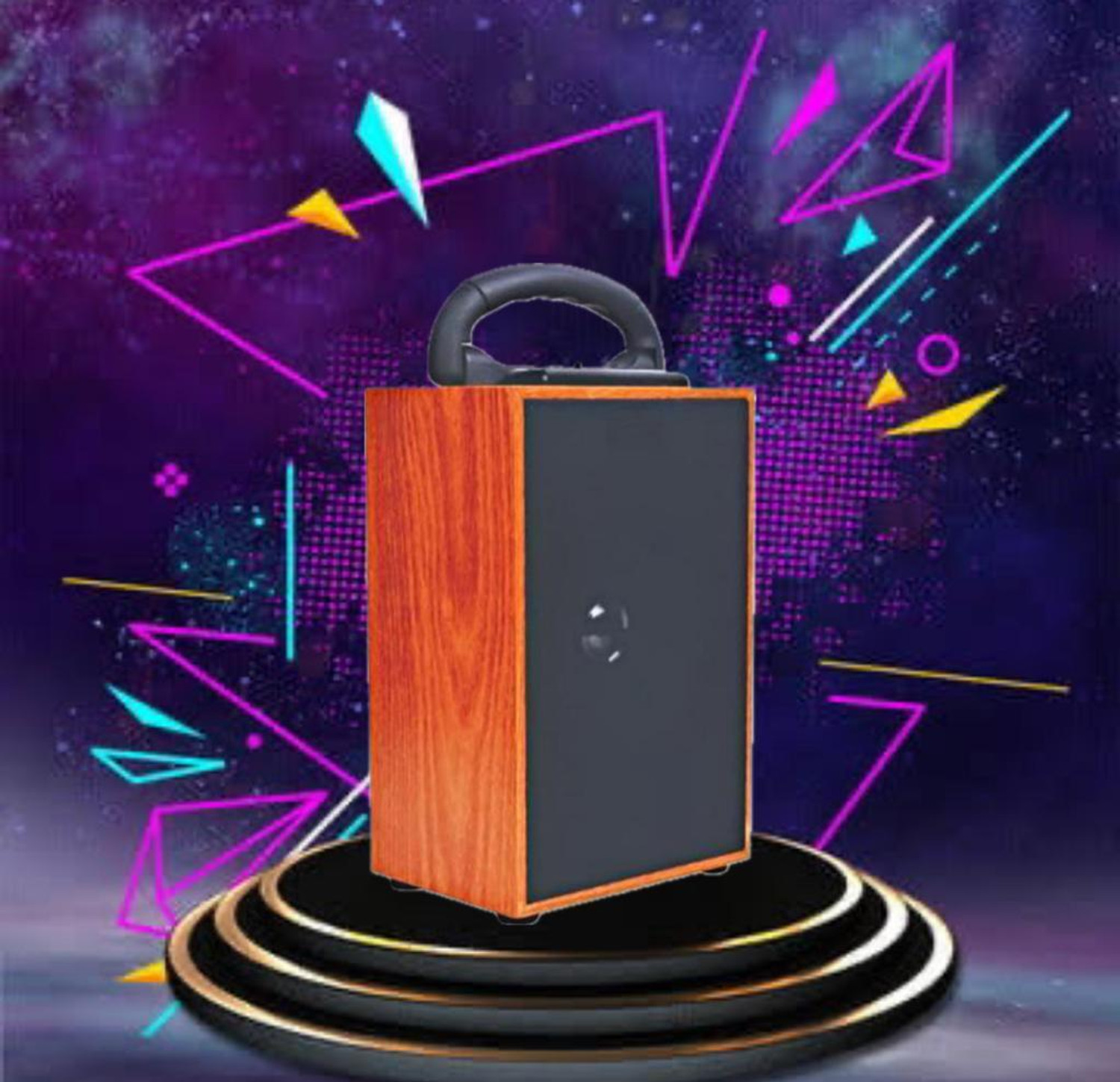 Image of ANANDANI Anandani Wireless Portable Bluetooth (Wooden Speaker) with Google Assistant Smart Speaker