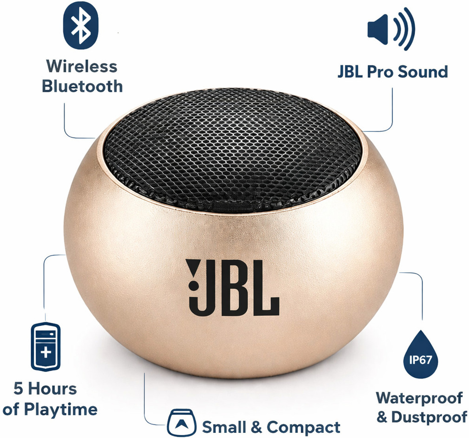 Image of CNF JBL Smart Speaker JBL Speaker With High Bass JBL Bluetooth Speaker X47 with Google & Alexa Assistant Smart Speaker