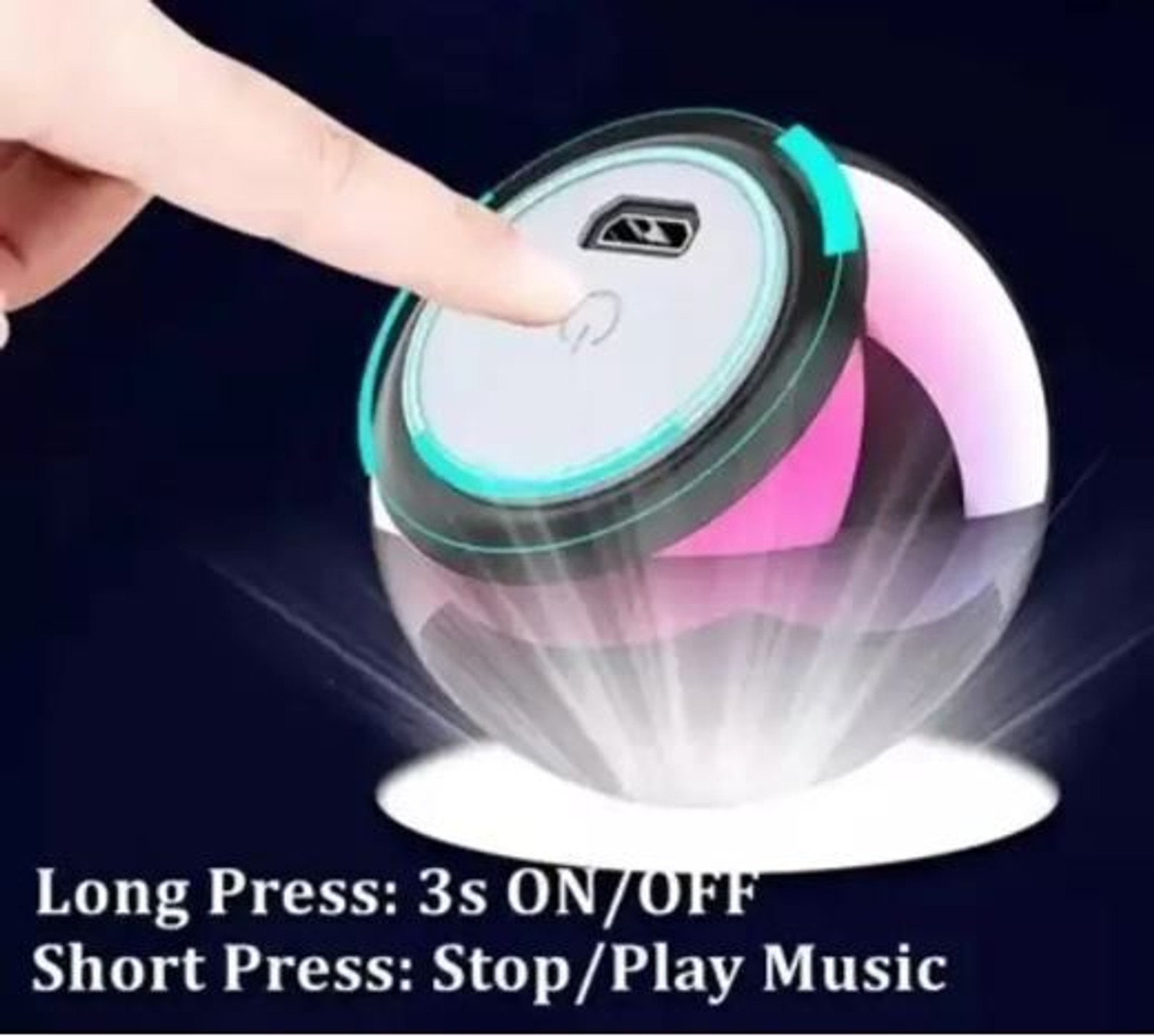 Image of RGV Mini M4 Bluetooth Speaker With HD Extra Bass with Google, Alexa & Siri Assistant Smart Speaker
