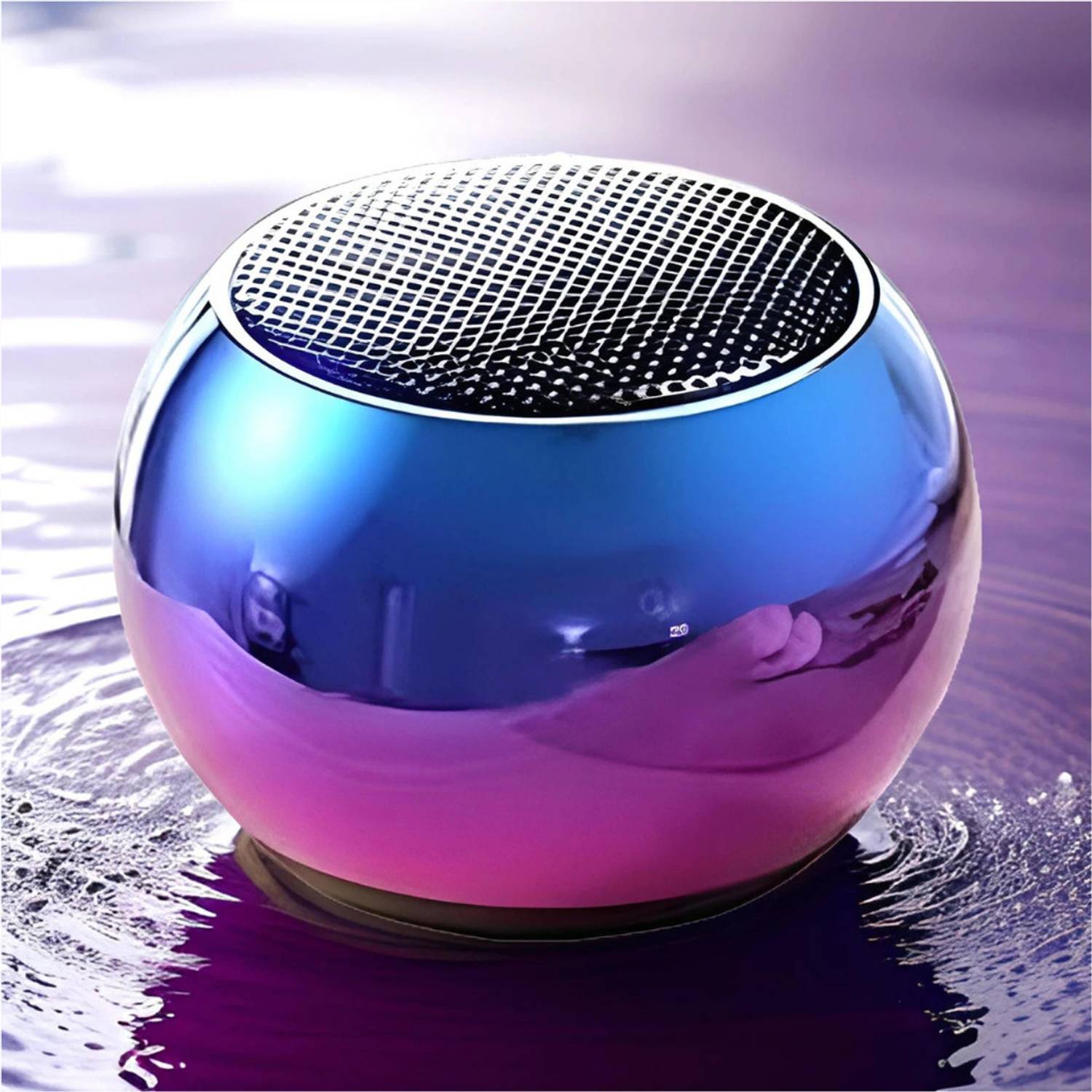 iCallMart Portable bluetooth M3_44 Mini Speaker Dynamic Metal Sound With High Bass with Google, Alexa & Siri Assistant Smart Speaker