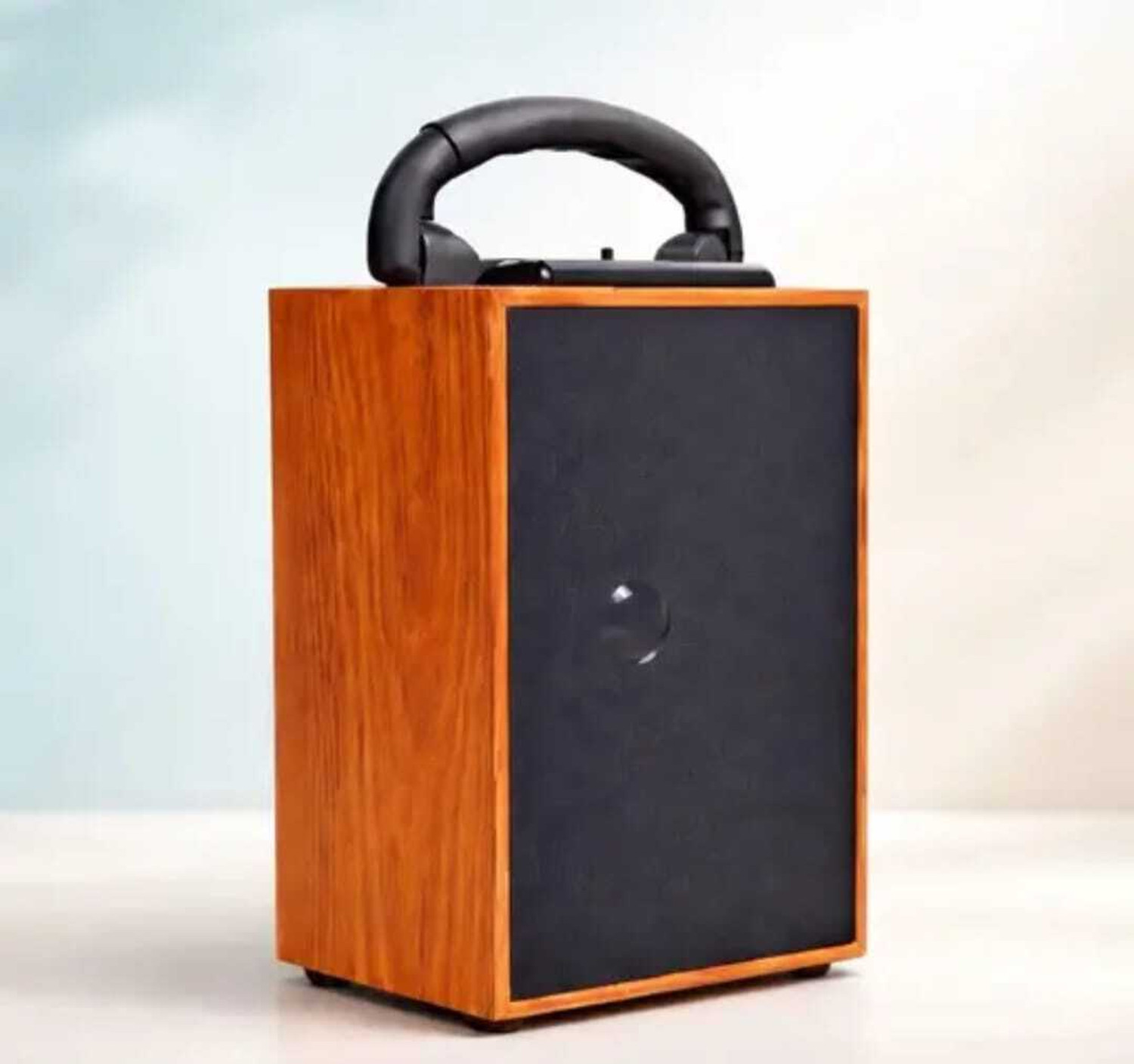 Image of ANANDANI Anandani Wireless Portable Bluetooth (Wooden Speaker) with Google Assistant Smart Speaker