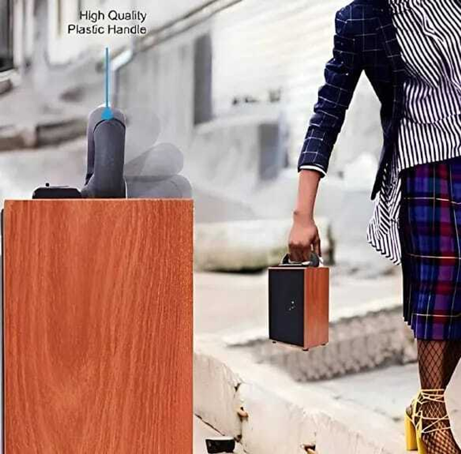 Image of ANANDANI Anandani Wireless Portable Bluetooth (Wooden Speaker) with Google Assistant Smart Speaker