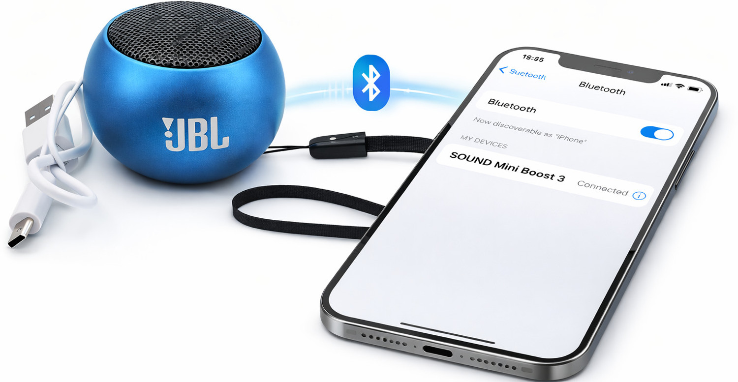 Image of Fome Bluetooth Speaker Wireless J - B - L Smart Speaker Extra Bass 44 with Google & Alexa Assistant Smart Speaker