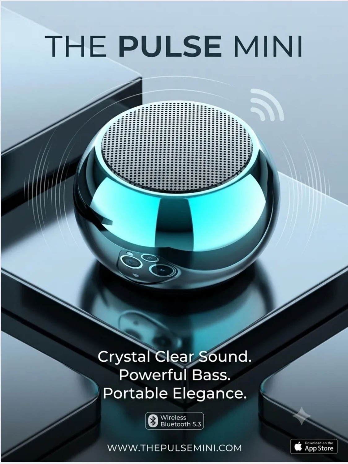 Image of GUPTA ENTERPRISES Mini Wireless Bluetooth Speaker with Wireless Power Button Controlled with Google, Alexa & Siri Assistant Smart Speaker (Multicolor)
