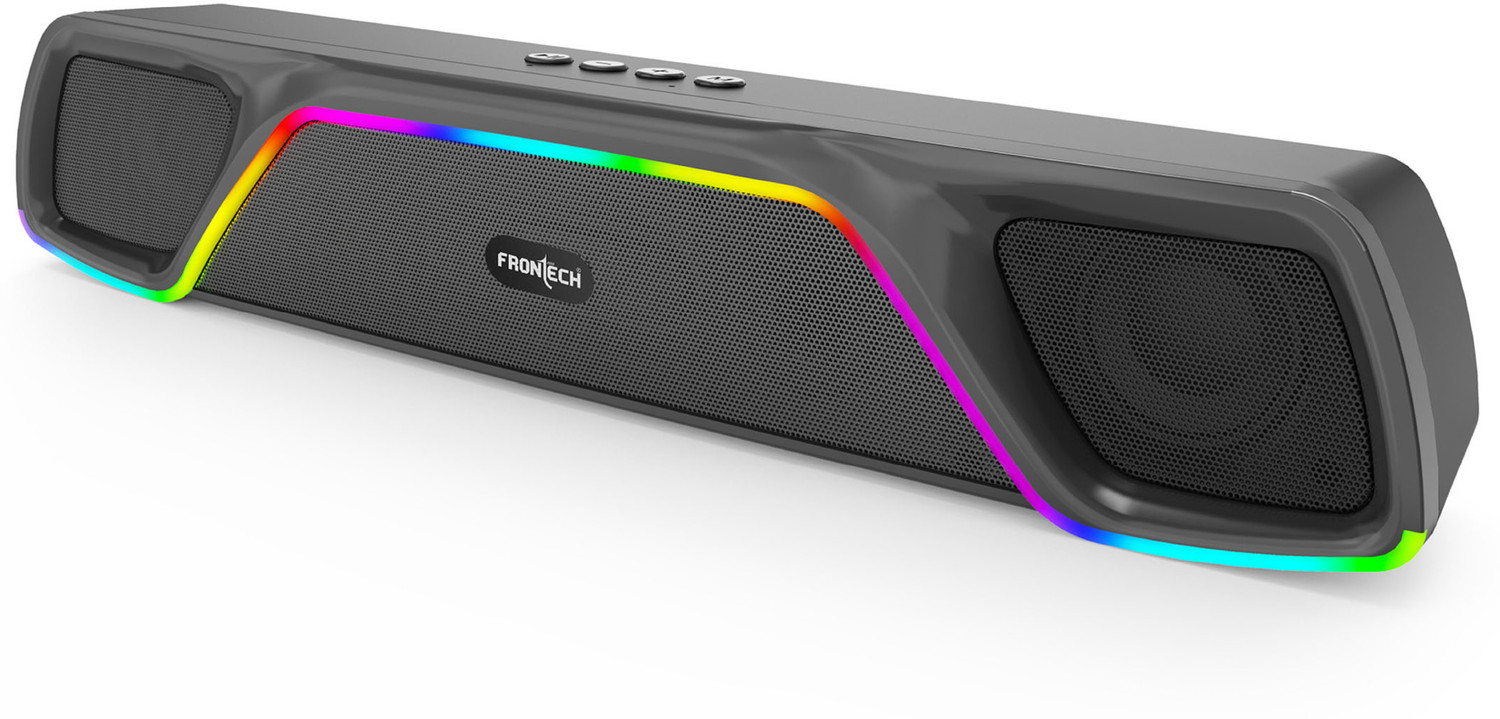 Image of Frontech ECHOLITE-264 Mini Soundbar | RGB Lighting | TWS | 2000mAh Battery | BT v5.3 | 25 W Bluetooth Soundbar