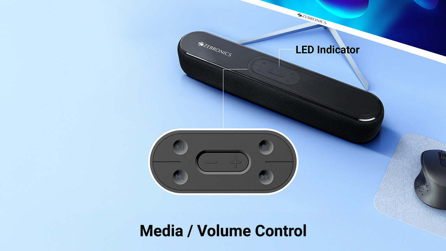 Image of ZEBRONICS zeb vita bar 201 30 W Bluetooth Soundbar