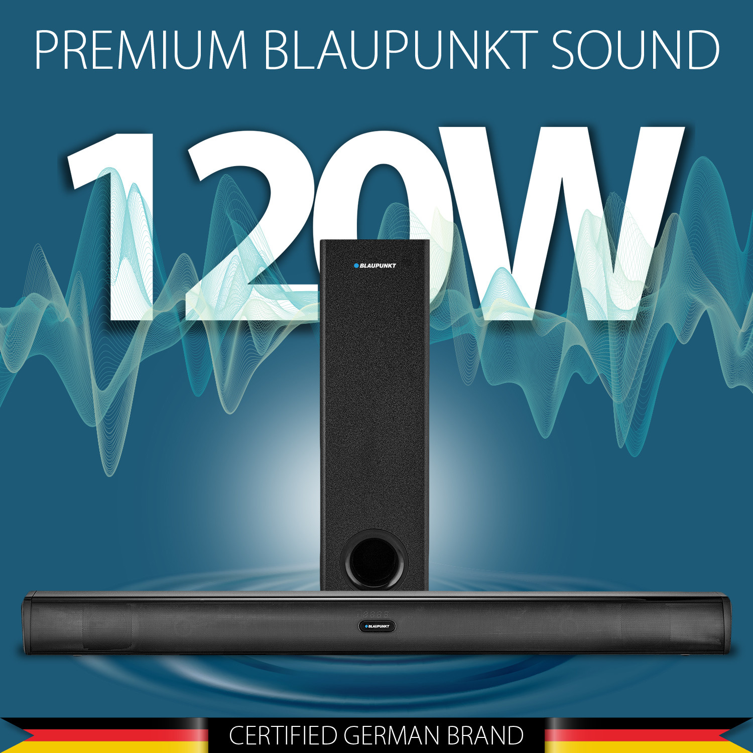 Image of Blaupunkt SBW120 120 W Bluetooth Soundbar