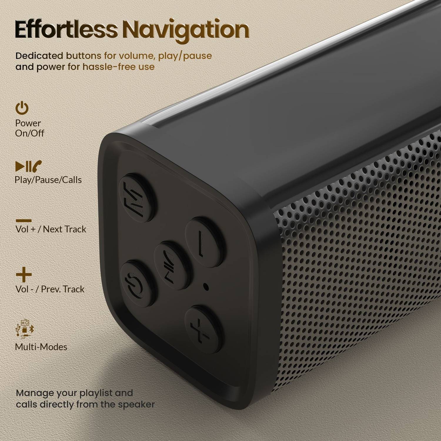 Aroma Delta 16W Bluetooth Soundbar - Image 5