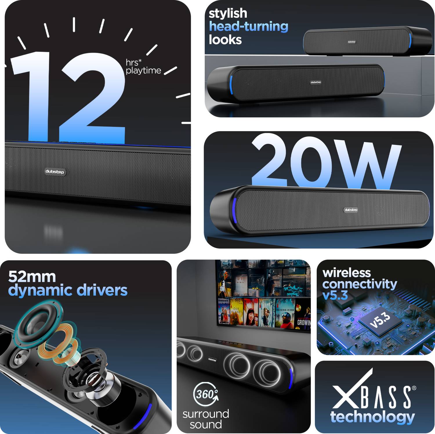 Dubstep Move 210 20W Bluetooth Speaker - Image 3