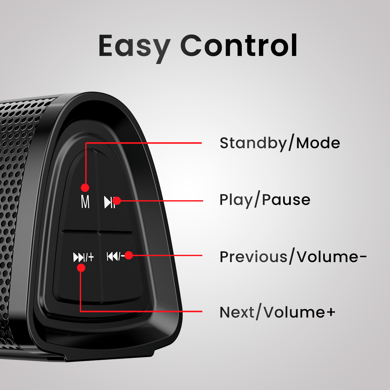 Image of Portronics Pure Sound 105 Wireless Soundbar with Wired Subwoofer, HD Sound, 3 EQ Modes 200 W Bluetooth Soundbar