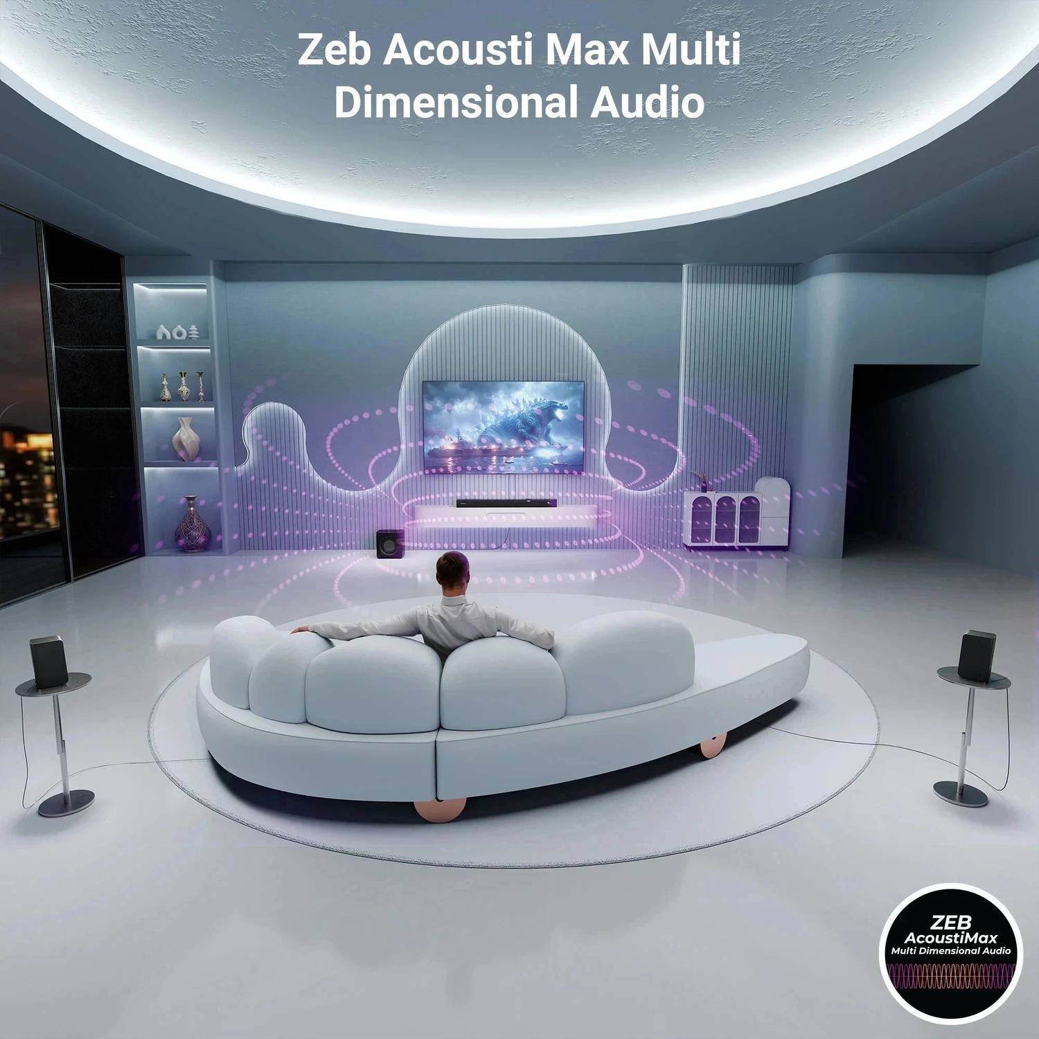 ZEBRONICS Juke Bar 10000 Dolby Atmos DTS X Wireless Soundbar - Image 3