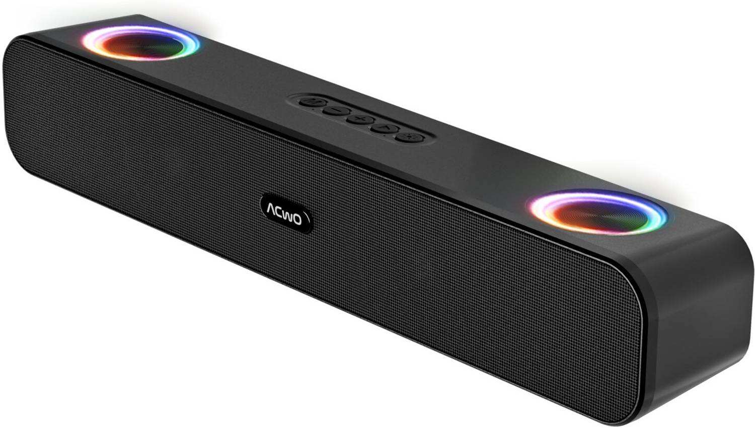 ACwO CARNIwAL 414 with 10Hrs Playtime, Dual Speakers, RGB Lights, TWS Function, 20 W Bluetooth Soundbar