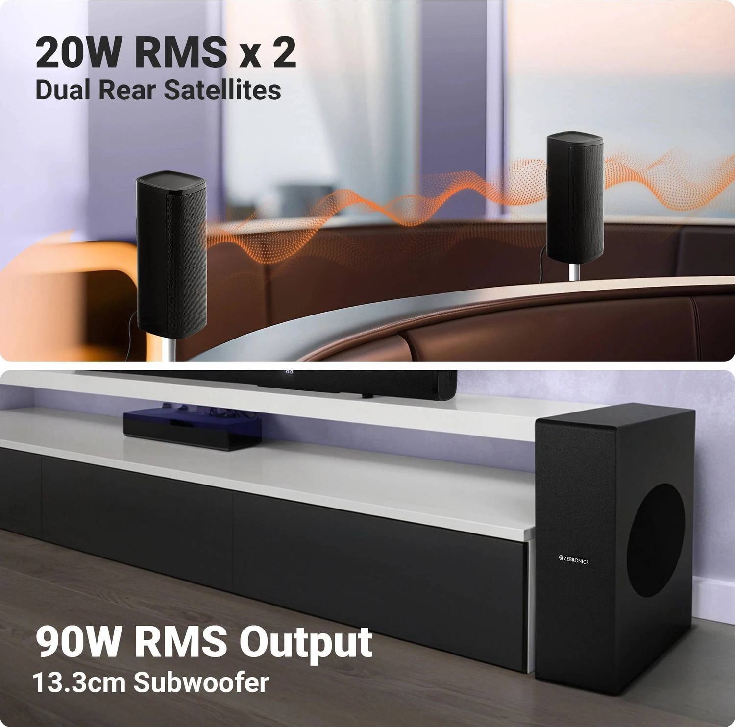 Buy ZEBRONICS ZEB-SBSPK C15 - (Zeb-Juke bar 7451 Pro 5.1) 240 W