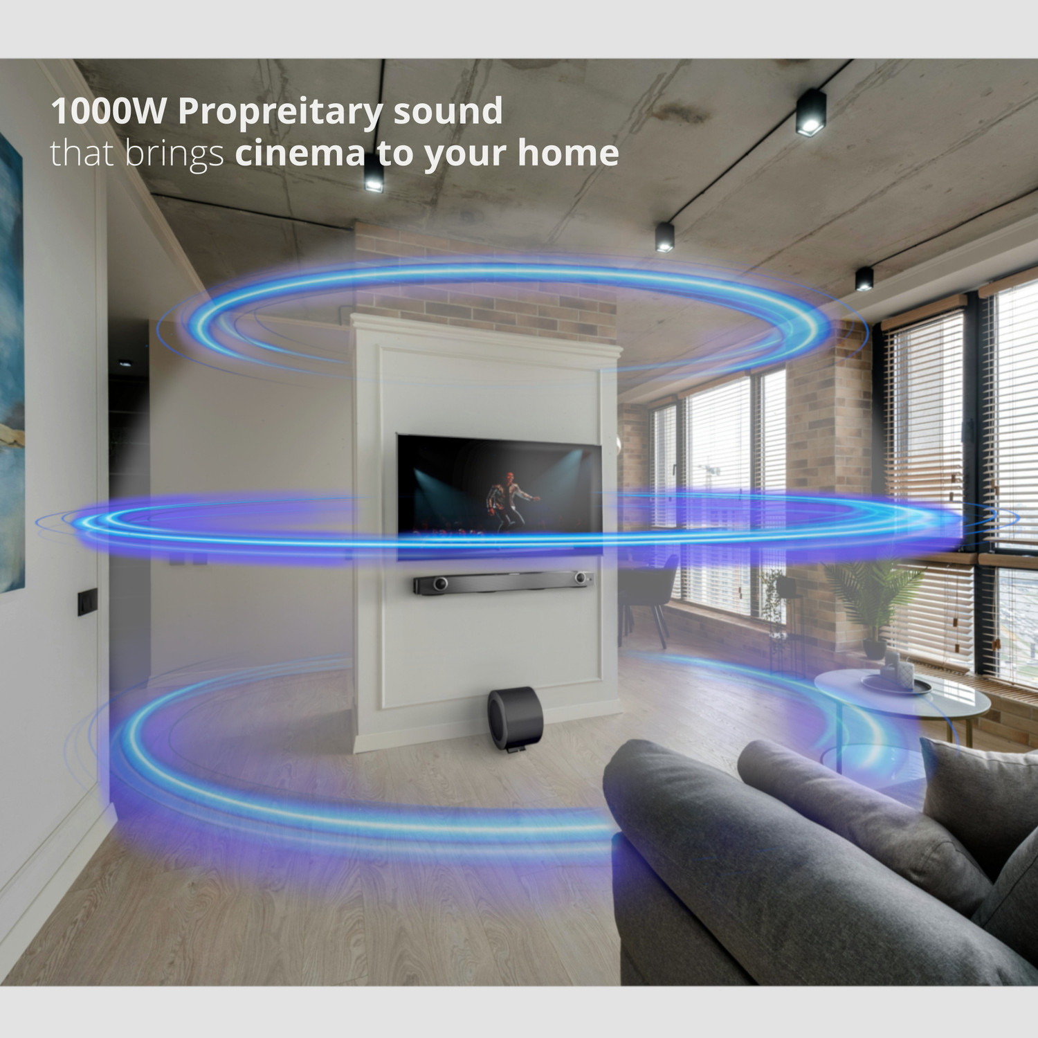 Image of Iwai SBVW2100 1000 W Bluetooth Soundbar