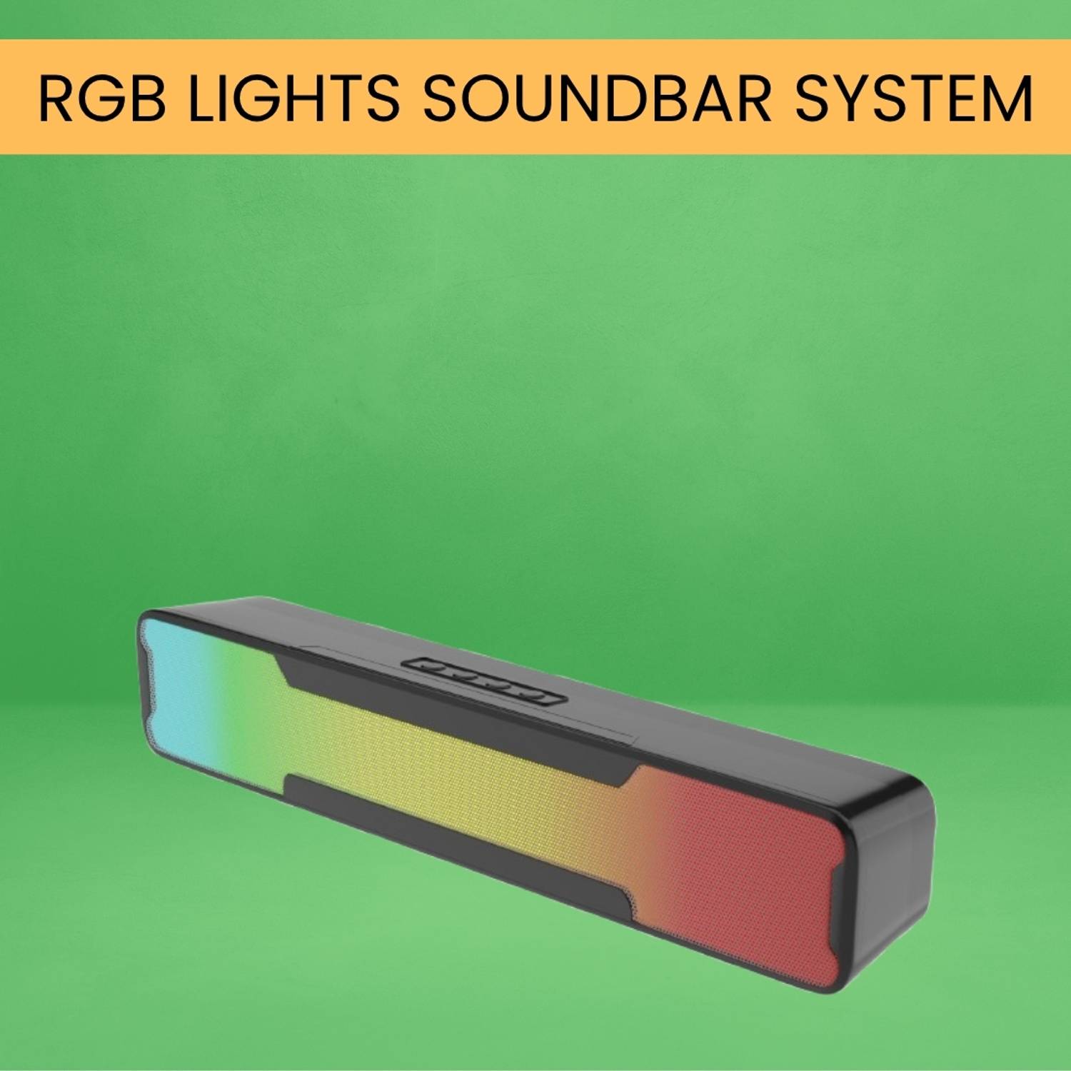 YAROH Megabar (PORTABLE HOME TV SOUNDBAR) Dynamic Thunder Sound With RGB LightBH180 20 W Bluetooth Soundbar