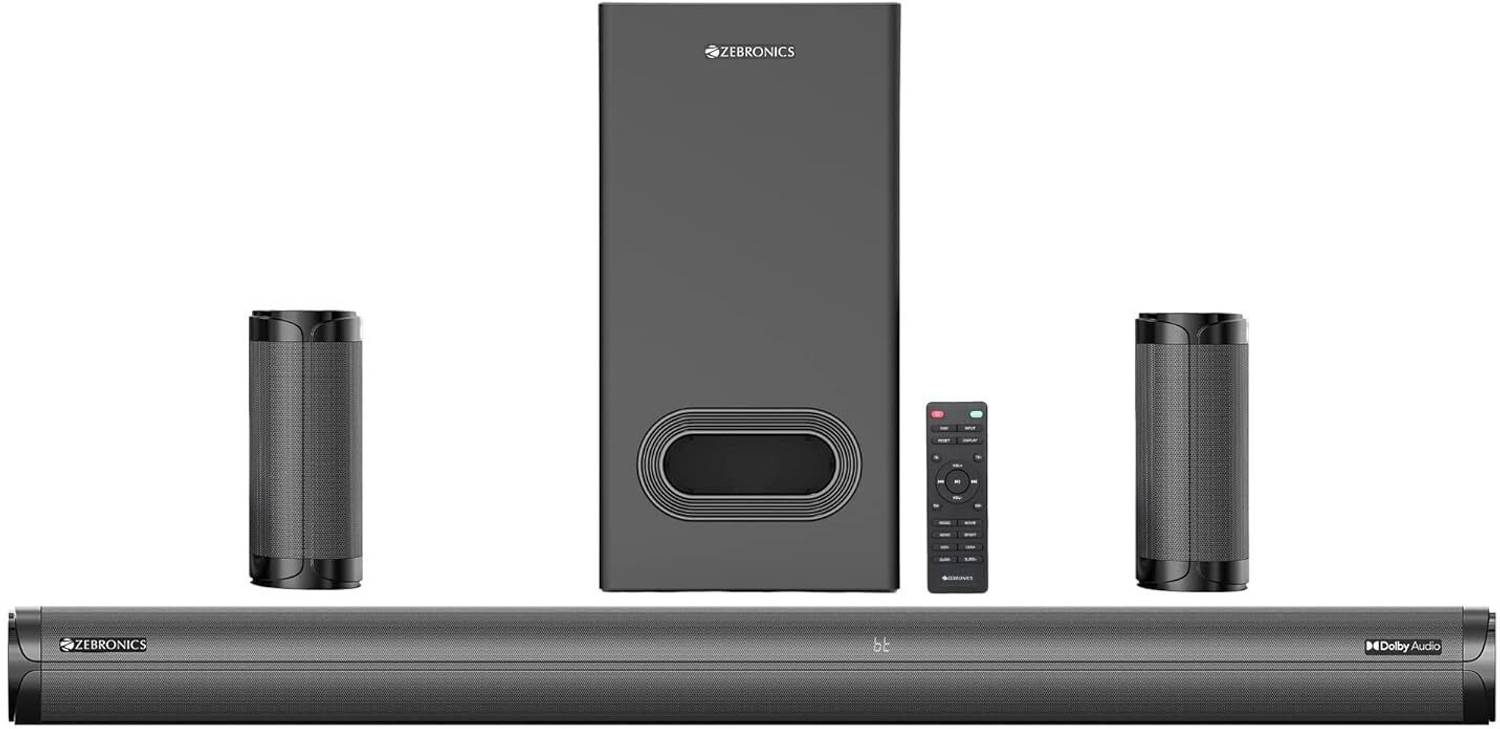 ZEBRONICS ZEB-Juke bar 9450 WS Pro Dolby 5.1 625 W Bluetooth Soun