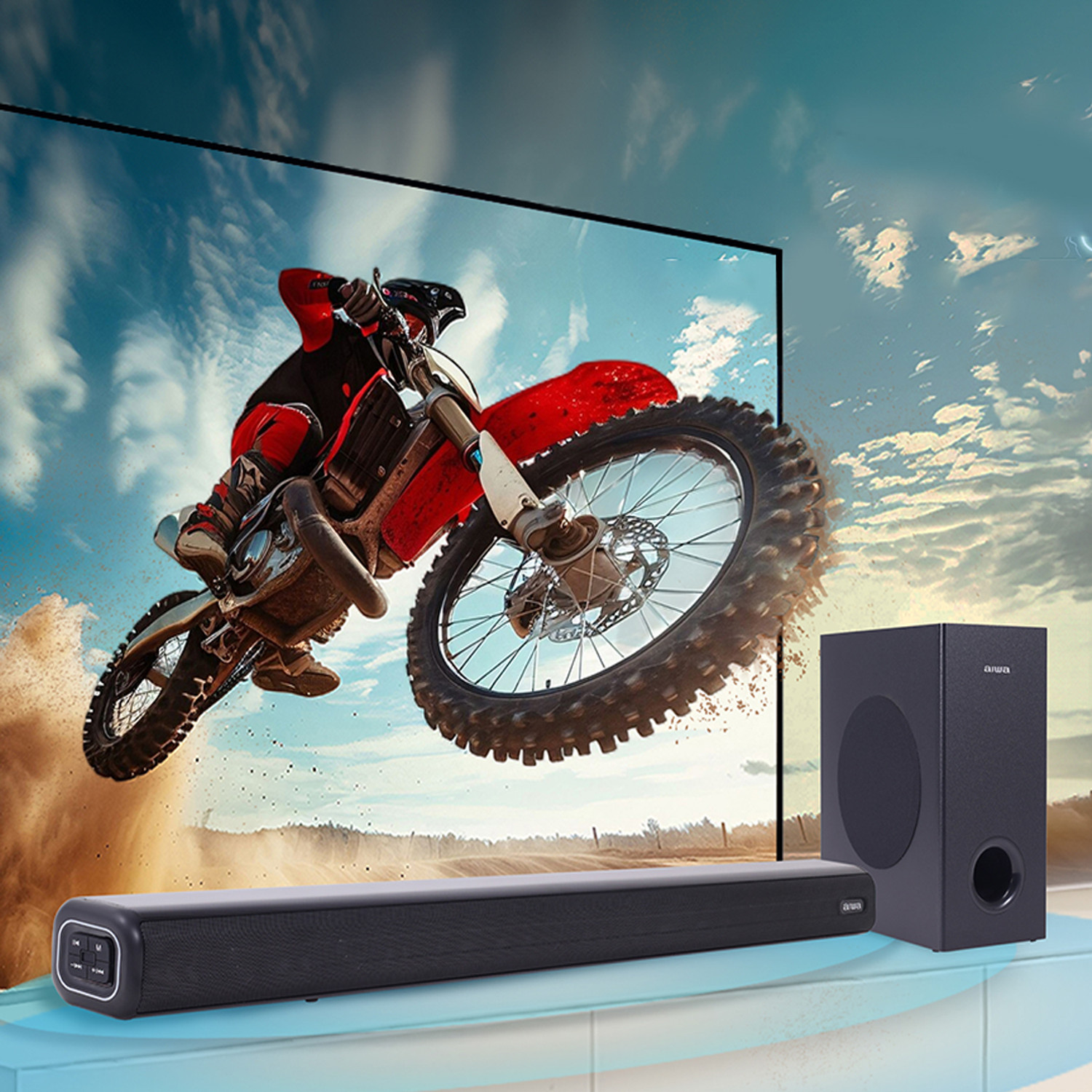 Image of Aiwa AW-SSB180 - Kabuki | Soundbar with Powerful Bass 180 W Bluetooth Soundbar