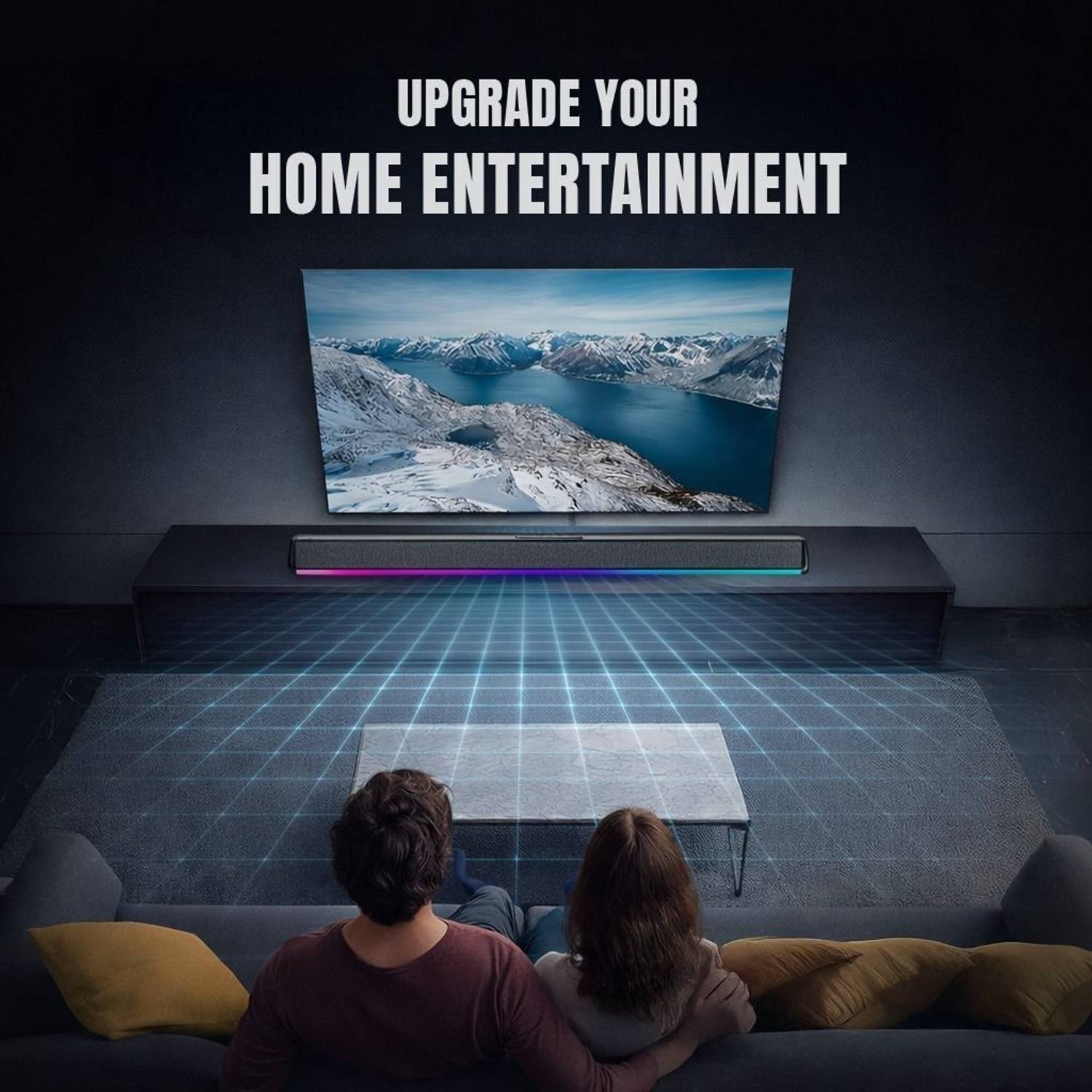 Hydra 2.1 Channel Soundbar with Wired Subwoofer, 180W - Image 3