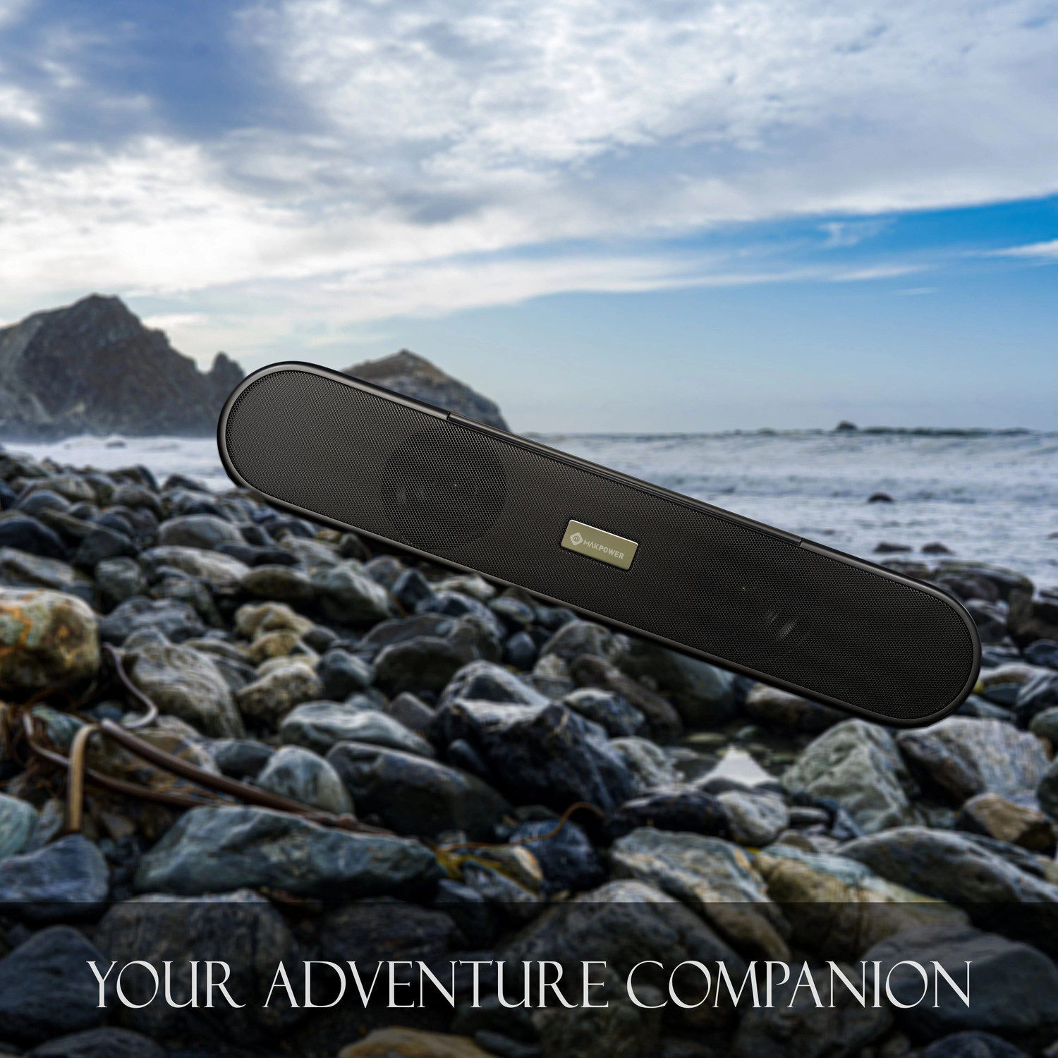 Image of MAK POWER SP-355 Wireless BT Speaker, Portable Design, Multi-Connectivity, Loud Volume 10 W Bluetooth Soundbar