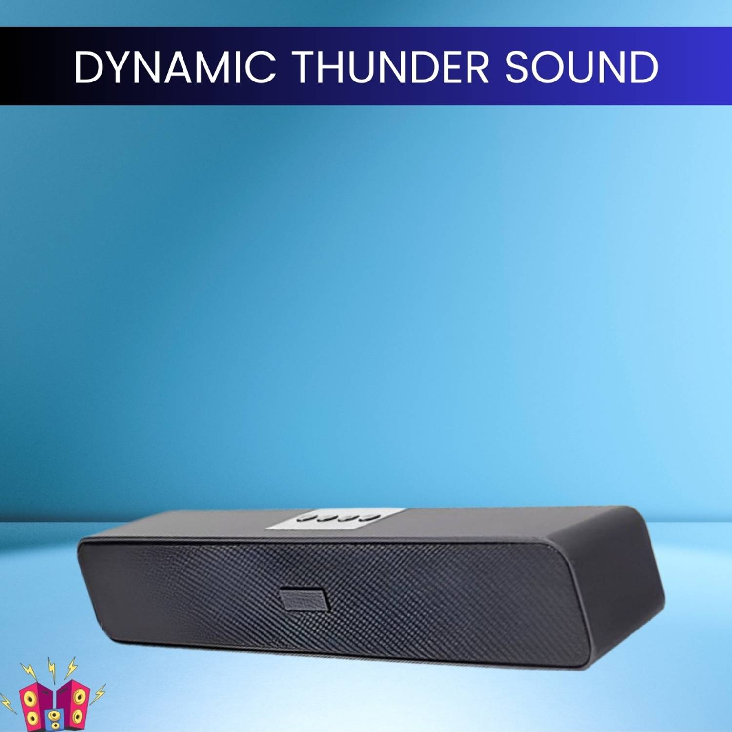 GUGGU E91 (PORTABLE HOME THEATER SOUNDBAR) Crydtal Sound, Support SD Card/Aux/USBB259 20 W Bluetooth Soundbar