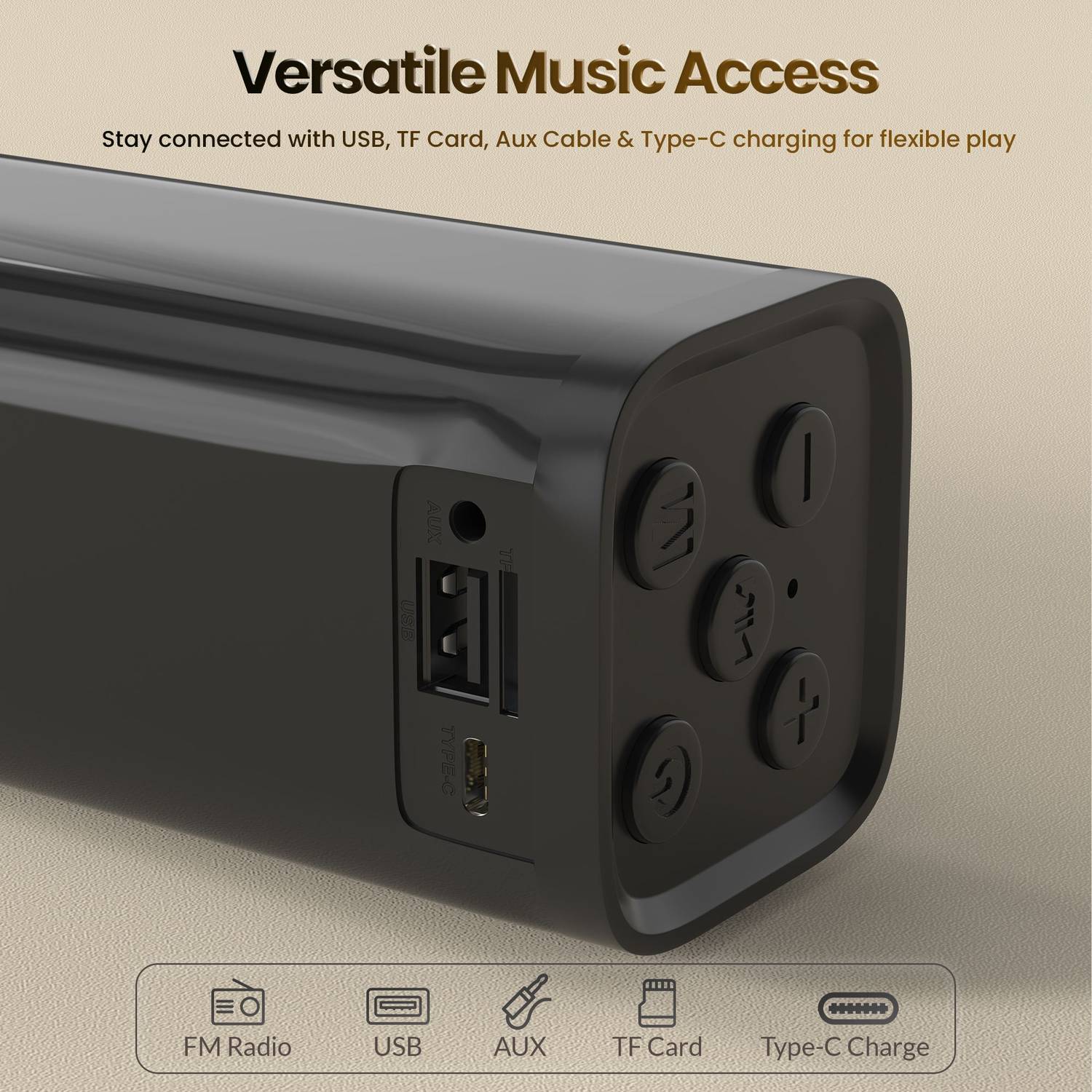 Aroma Delta 16W Bluetooth Soundbar - Image 4