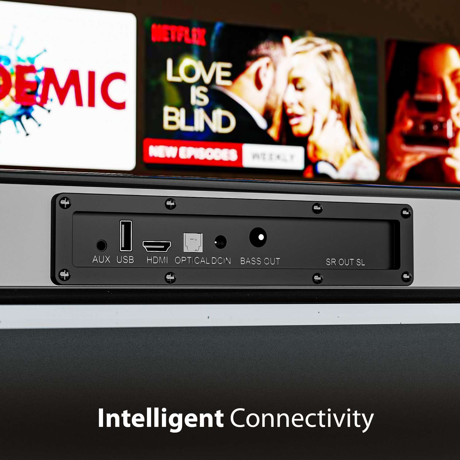Image of Blaupunkt SBW FRANKFURT 50 Dolby Audio 2.1 CH 160W Soundbar I HDMI-ARC I Remote Control 160 W Bluetooth Soundbar