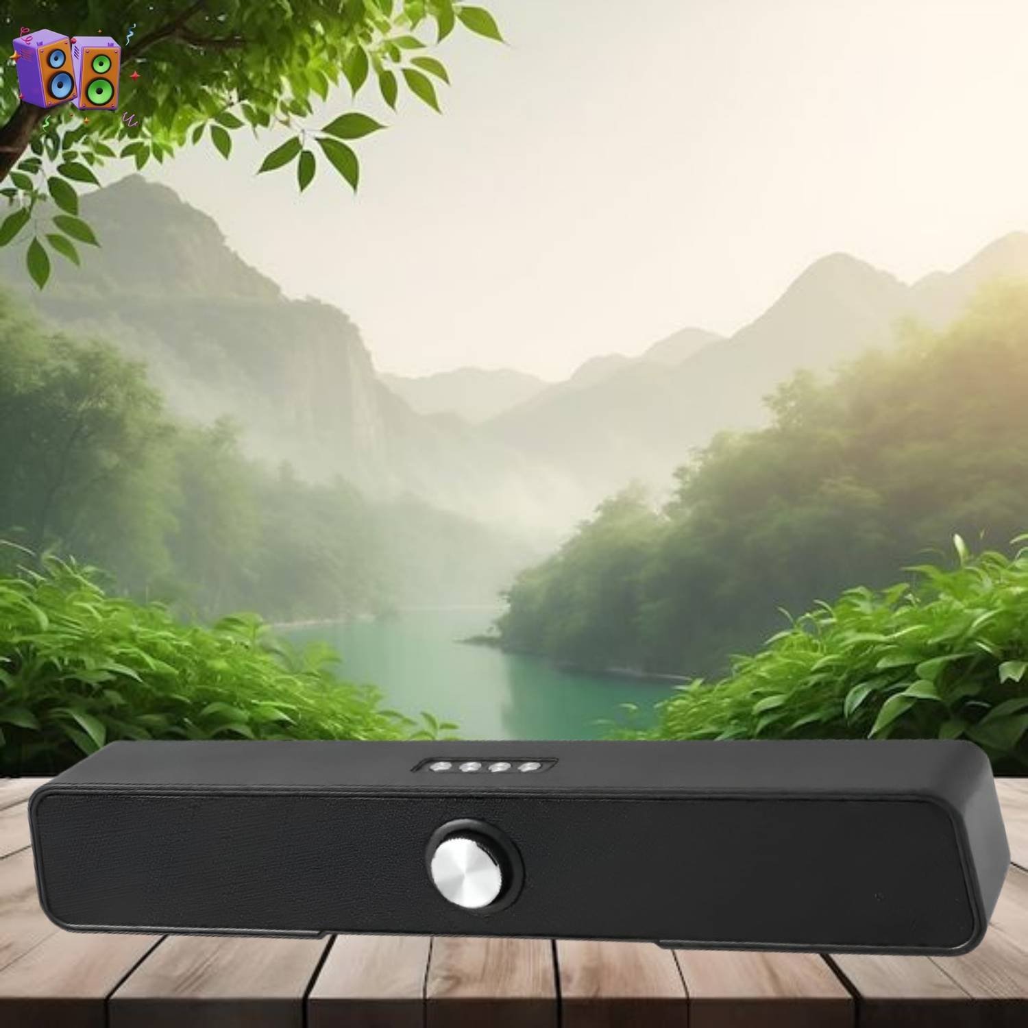 YAROH M425 (PORTABLE HOME THEATER SOUNDBAR) Compatibility TV With HD Sound QualityW364 20 W Bluetooth Soundbar