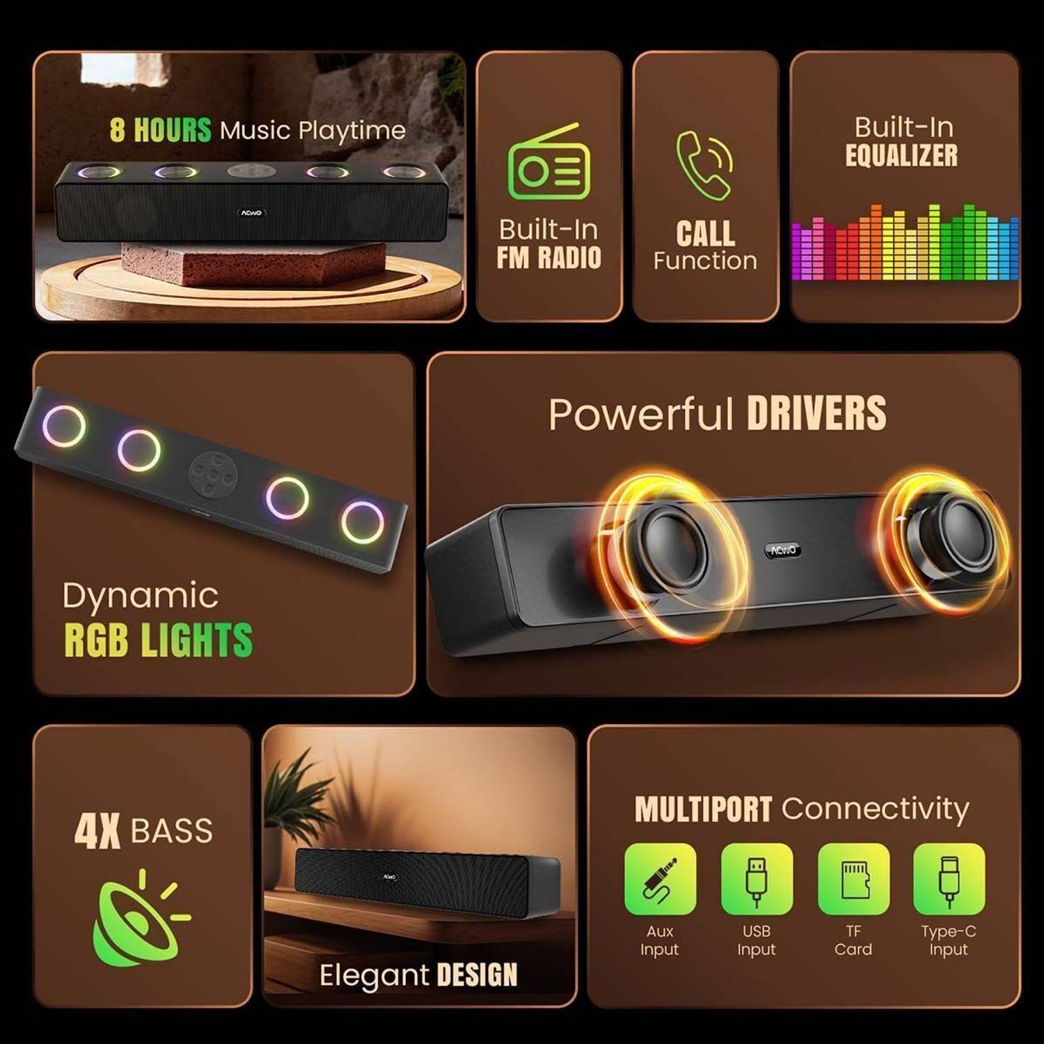 ACwO CARNIwAL 515 30W Bluetooth Speaker - Image 2