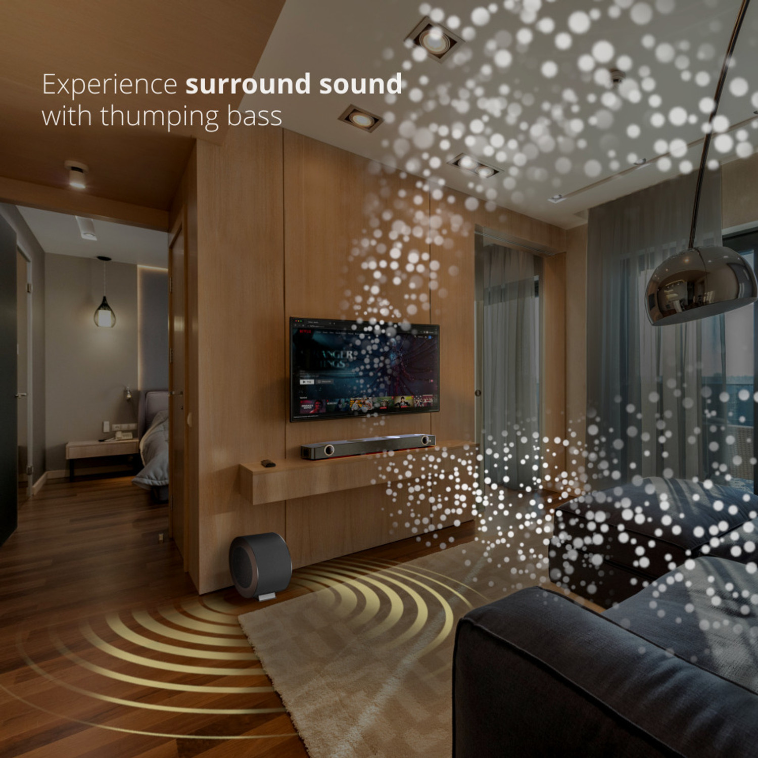 Image of Iwai SBVW2100 1000 W Bluetooth Soundbar