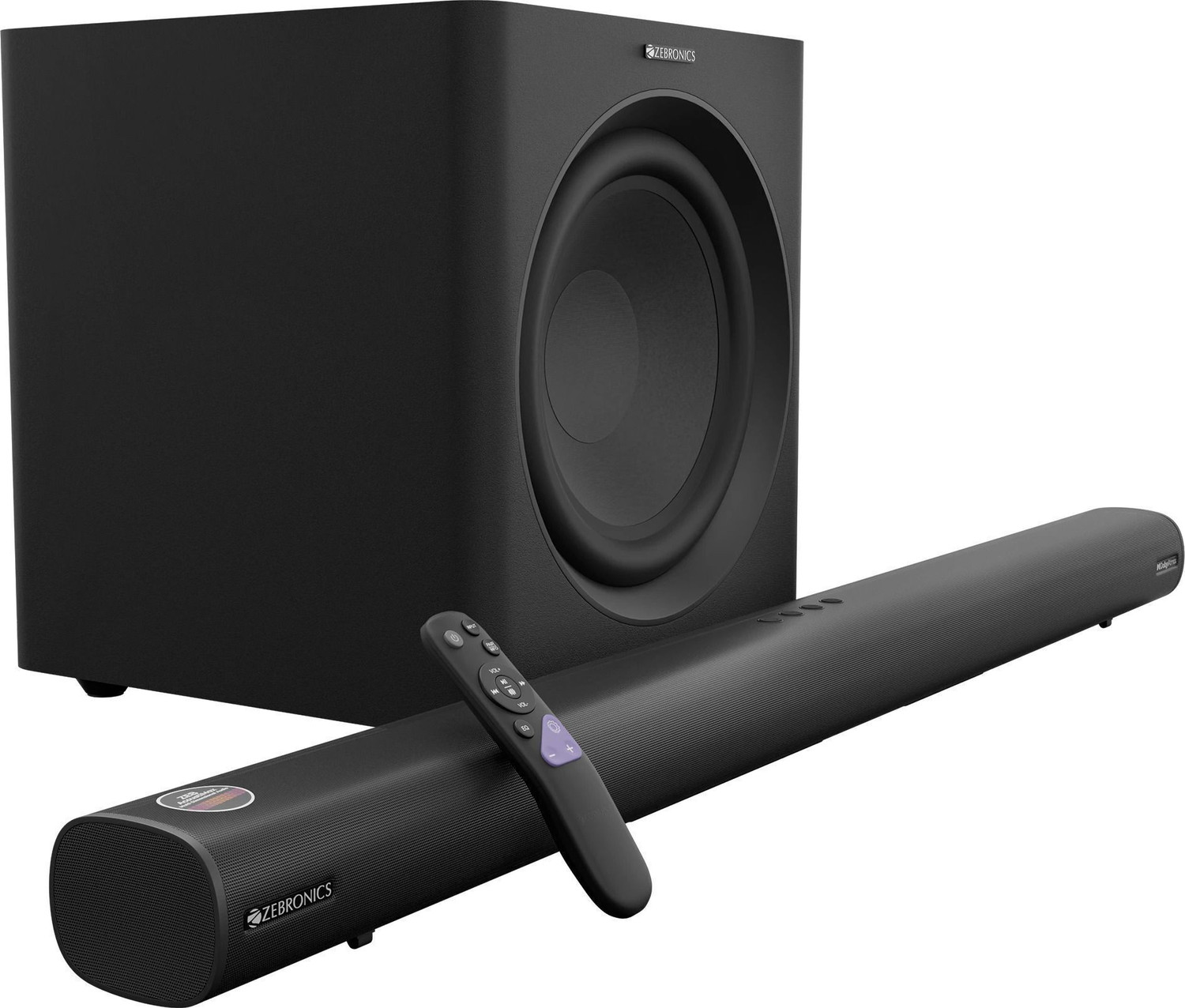 Image of ZEBRONICS BAR 9920,Wireless Subwoofer,TV eARC, Optical 900 W Bluetooth Soundbar
