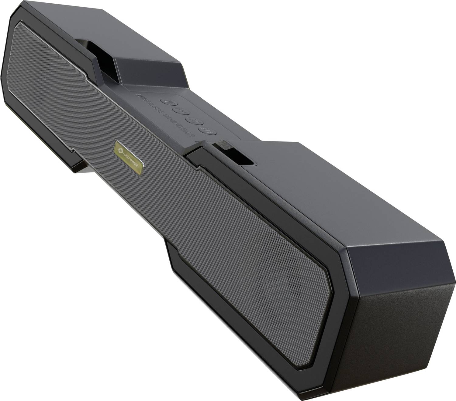 MAK POWER SP-310 Outstanding Sound, Rich Bass, Multiple Connectivity, 6-Hour Playtime 10 W Bluetooth Soundbar
