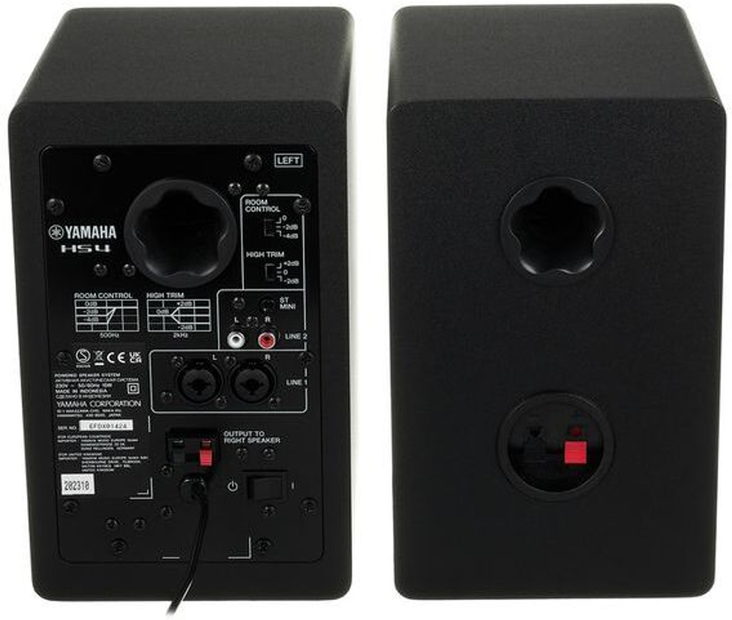 Image of YAMAHA HS4 (Pair) Black Powered 40 W Studio Monitor