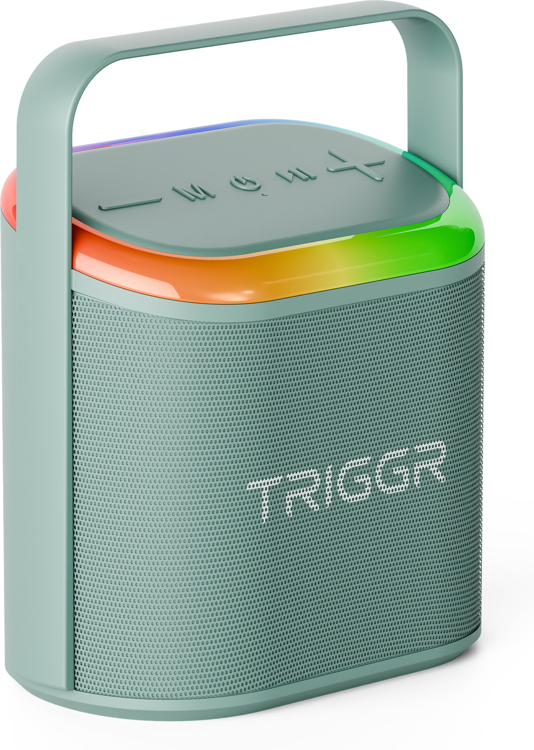 Image of TRIGGR Roar 20 with RGB Lights, Metal Mesh, TWS & FM Mode, 7H Playtime, BT v5.4,20W 20 W Bluetooth Speaker