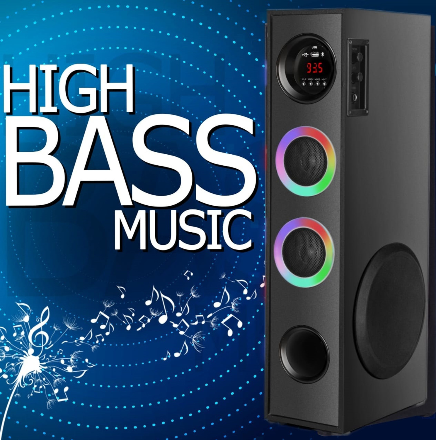 Image of liluns Dj Sound Music System Home theater 100 W Bluetooth Tower Speaker
