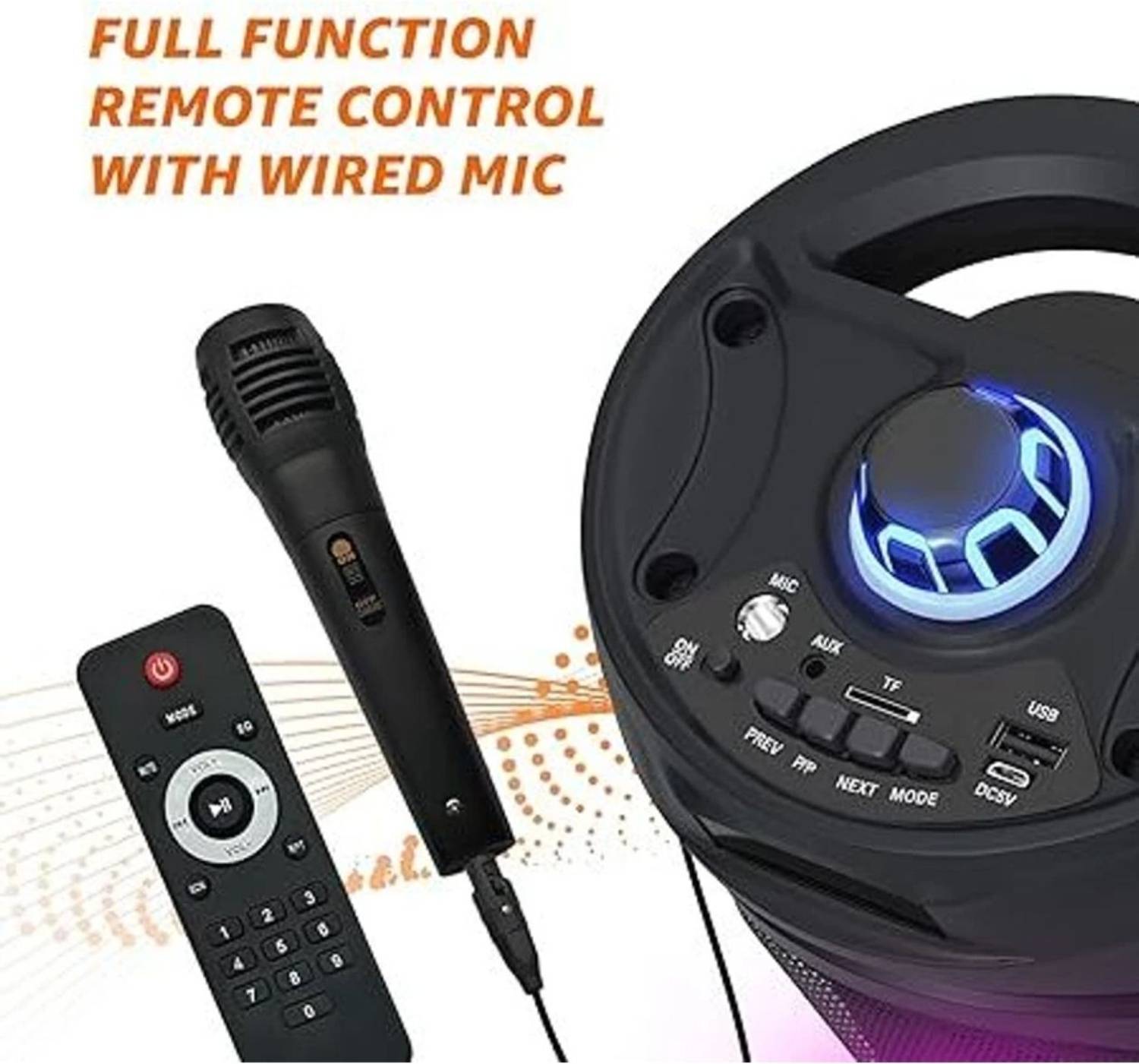 Kenveks 234-PARTY-SPEAKER-MIC&REMOTE-TOWER 40W Bluetooth - Image 3