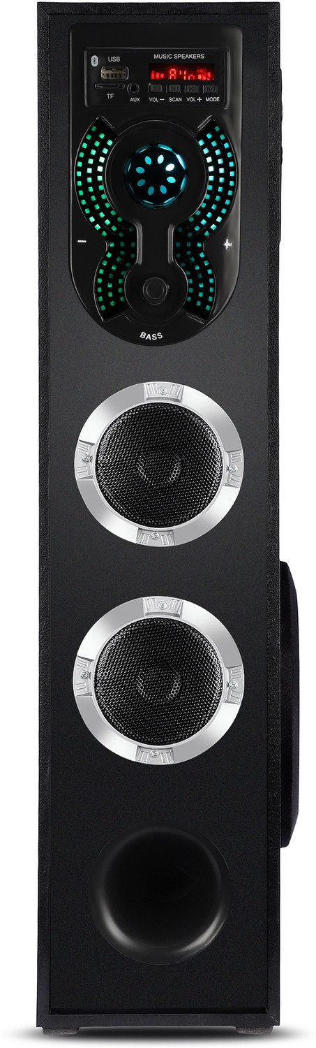Image of liluns GF Bluetooth Speaker With LED,USB & FM Music System Home theater 70 W Bluetooth Tower Speaker (Black, 3 Channel)