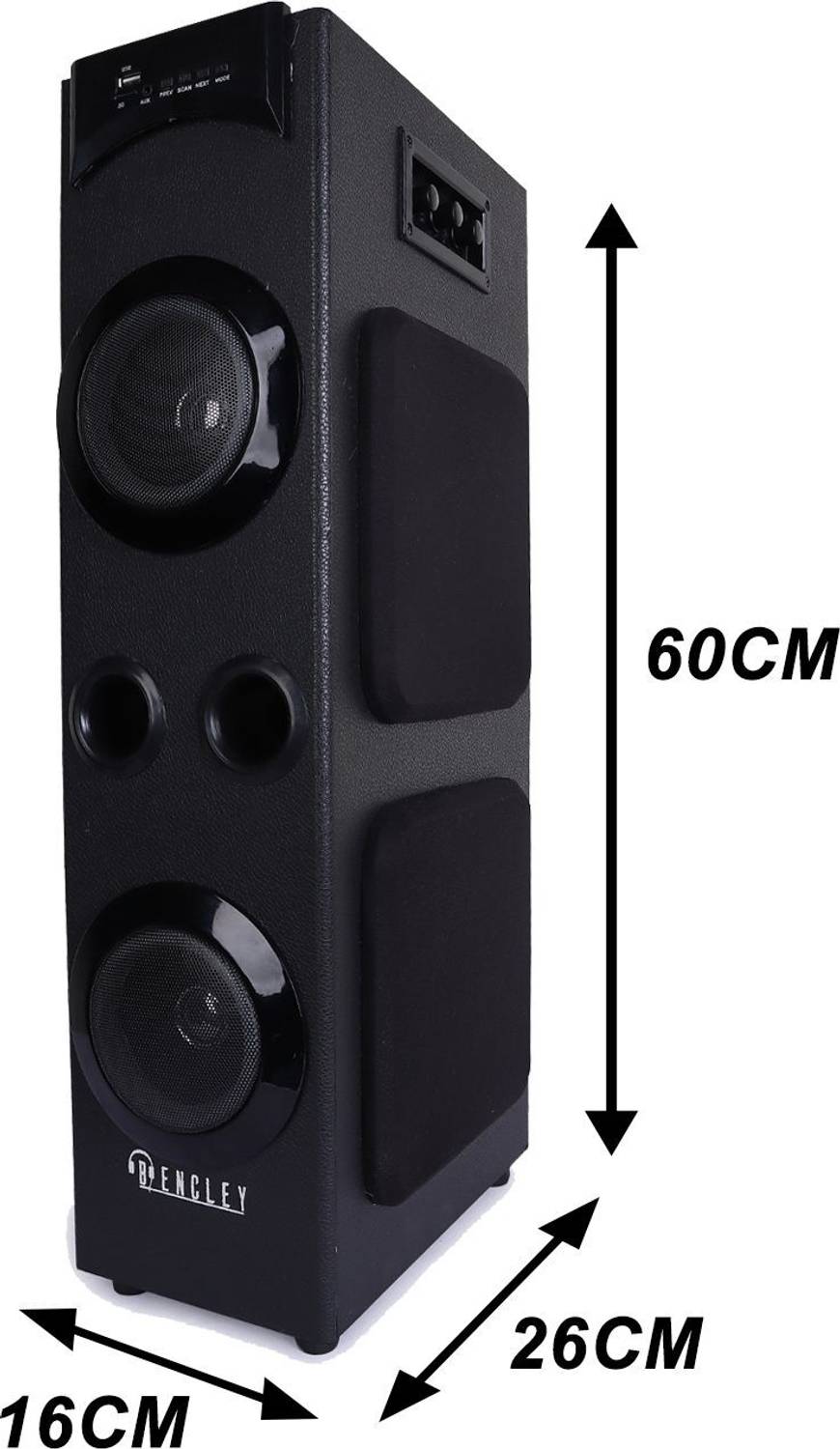 Bencley LEGACY-2 Double Woofer Bluetooth Tower Speaker with Neon - Image 3