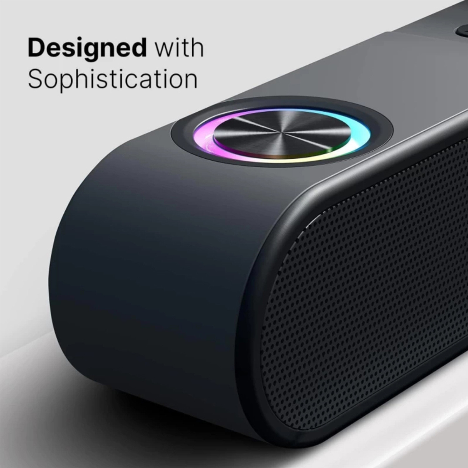 Image of ZSIV 360 sound, immersive experience, surround with rich audio 19 Hrs Playtime 20 W Bluetooth Tower Speaker (Black, Stereo Channel)